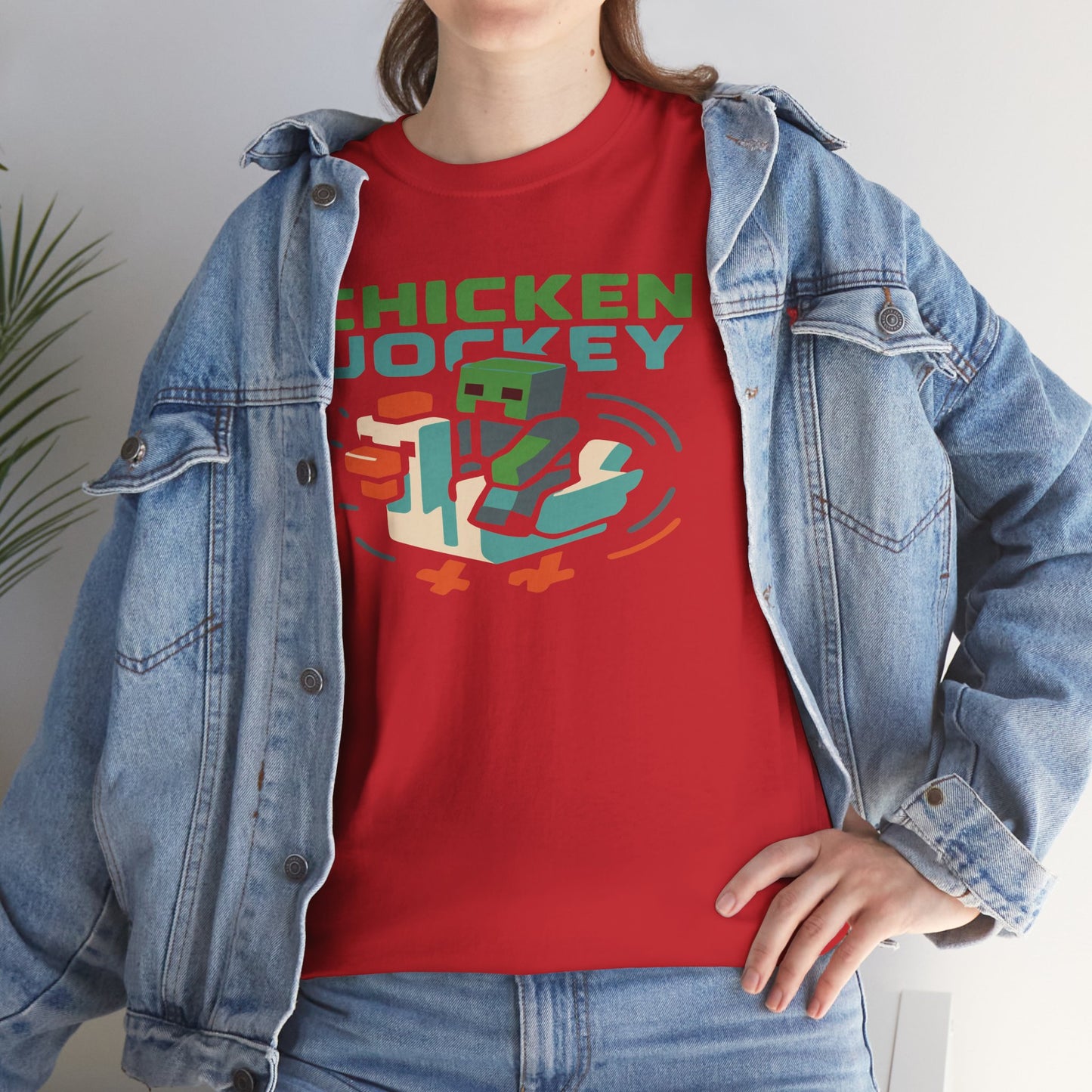 Chicken Jockey Minecraft T-shirt