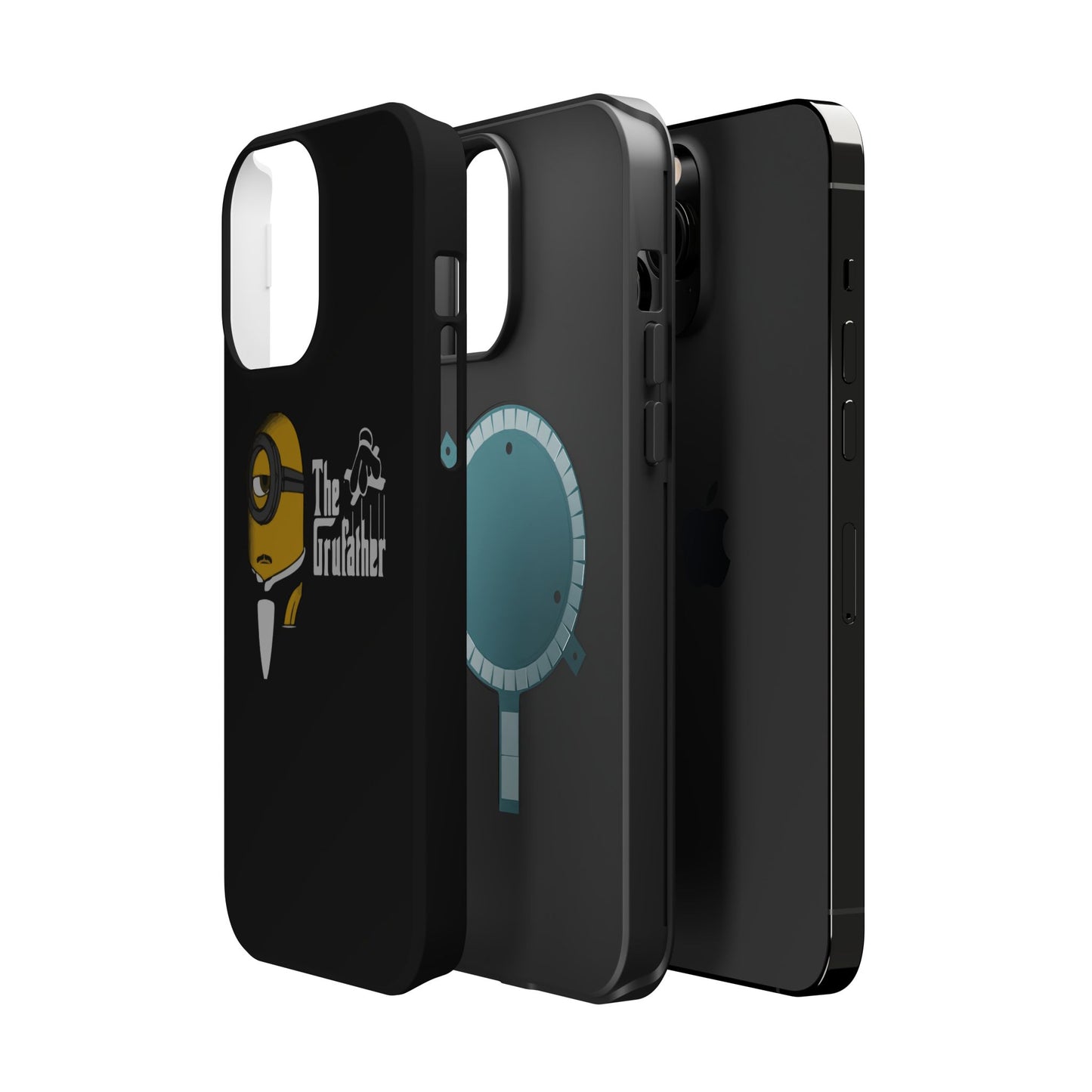 Magnetic Tough Cases: The Gruffather Phone Cover, Gift for Minions Fans, Unique Cell Phone Case, Durable Protective Case, Fun Cartoon Design