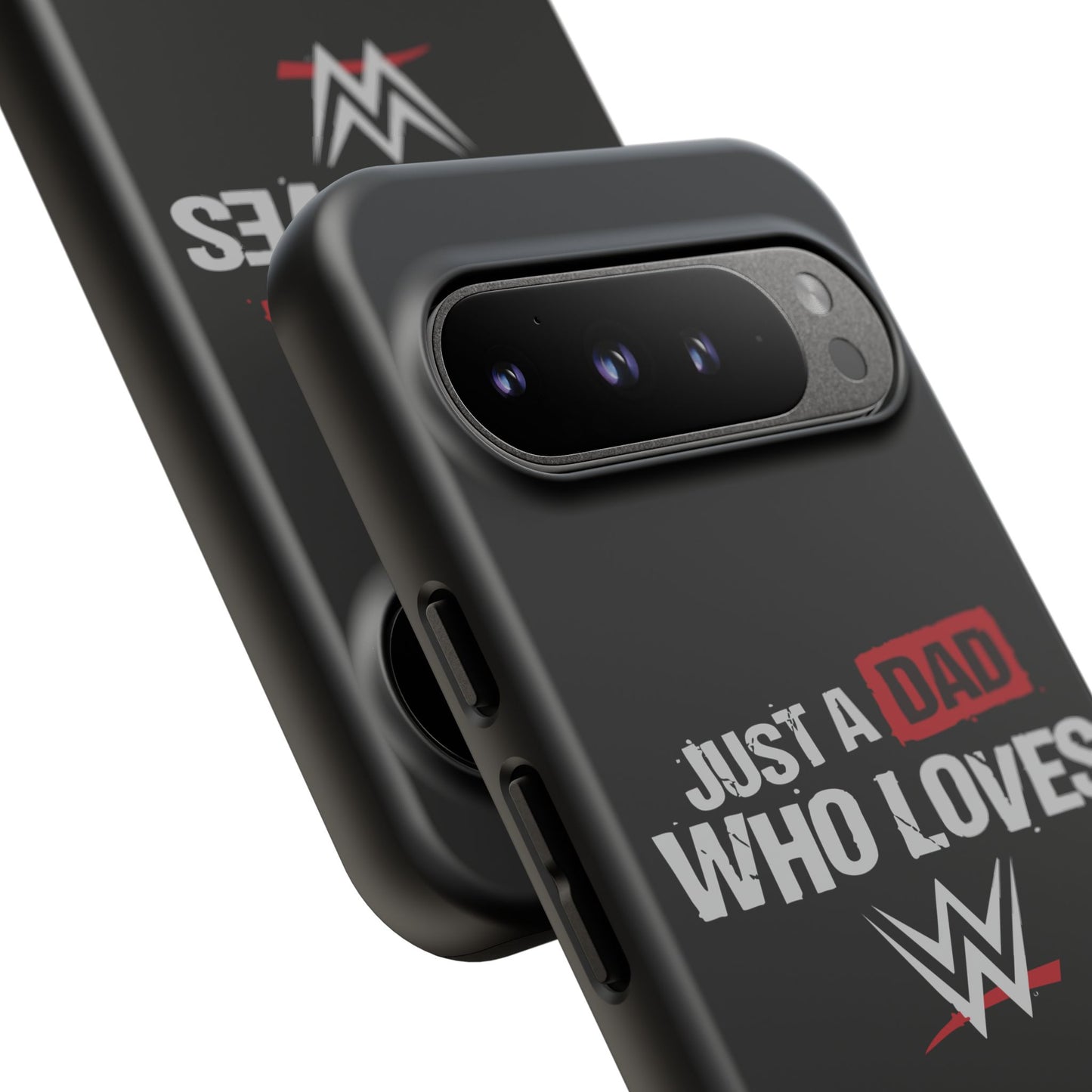 WWE Dad Phone Case, Tough Cases for Fathers, Gifts for Dad, Father's Day, Wrestling Fan Merchandise, Just a Dad Who Loves WWE