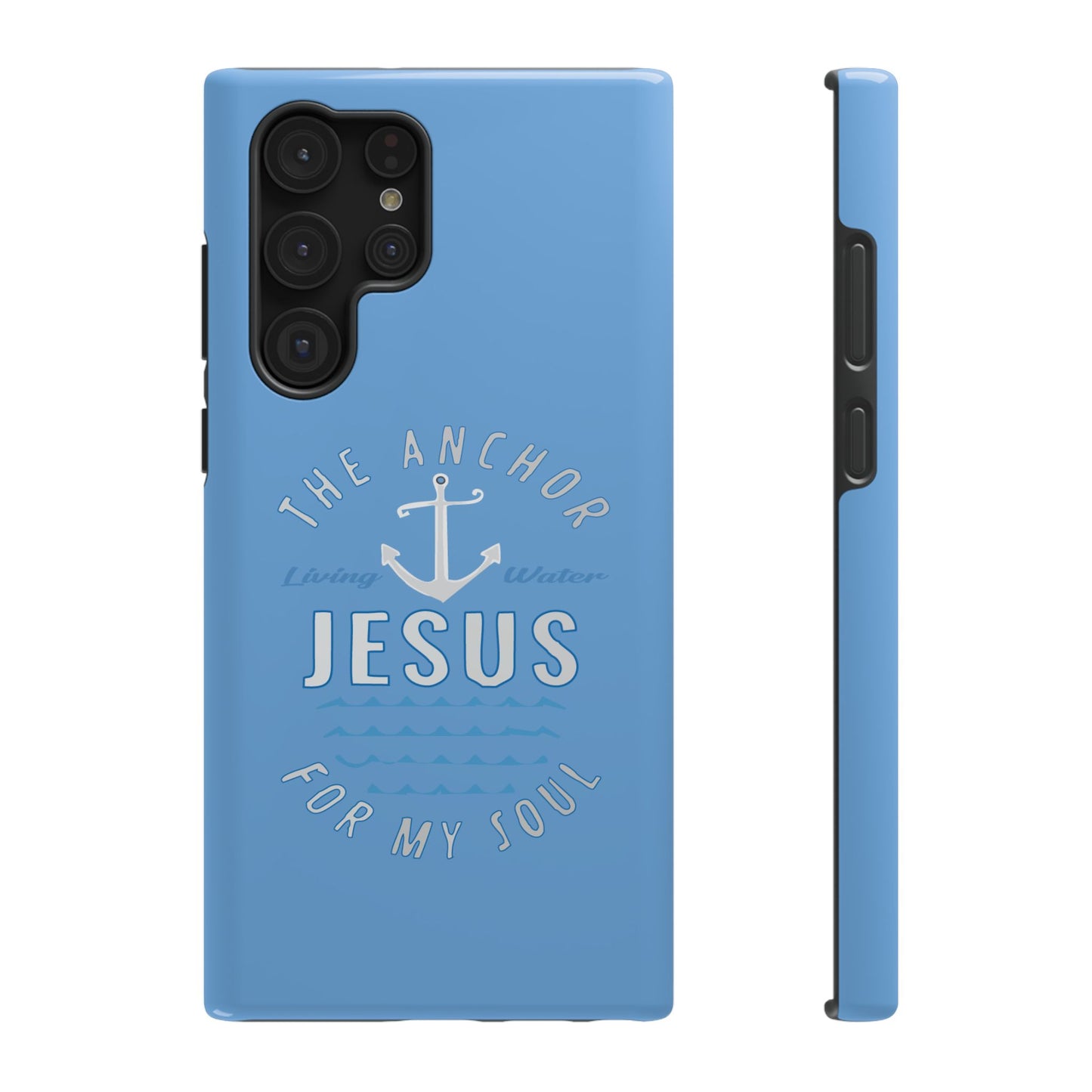 Jesus Anchor Phone Case, Christian Tech Accessories, Inspirational Gifts, Unique Phone Covers, Faith-Based Decor