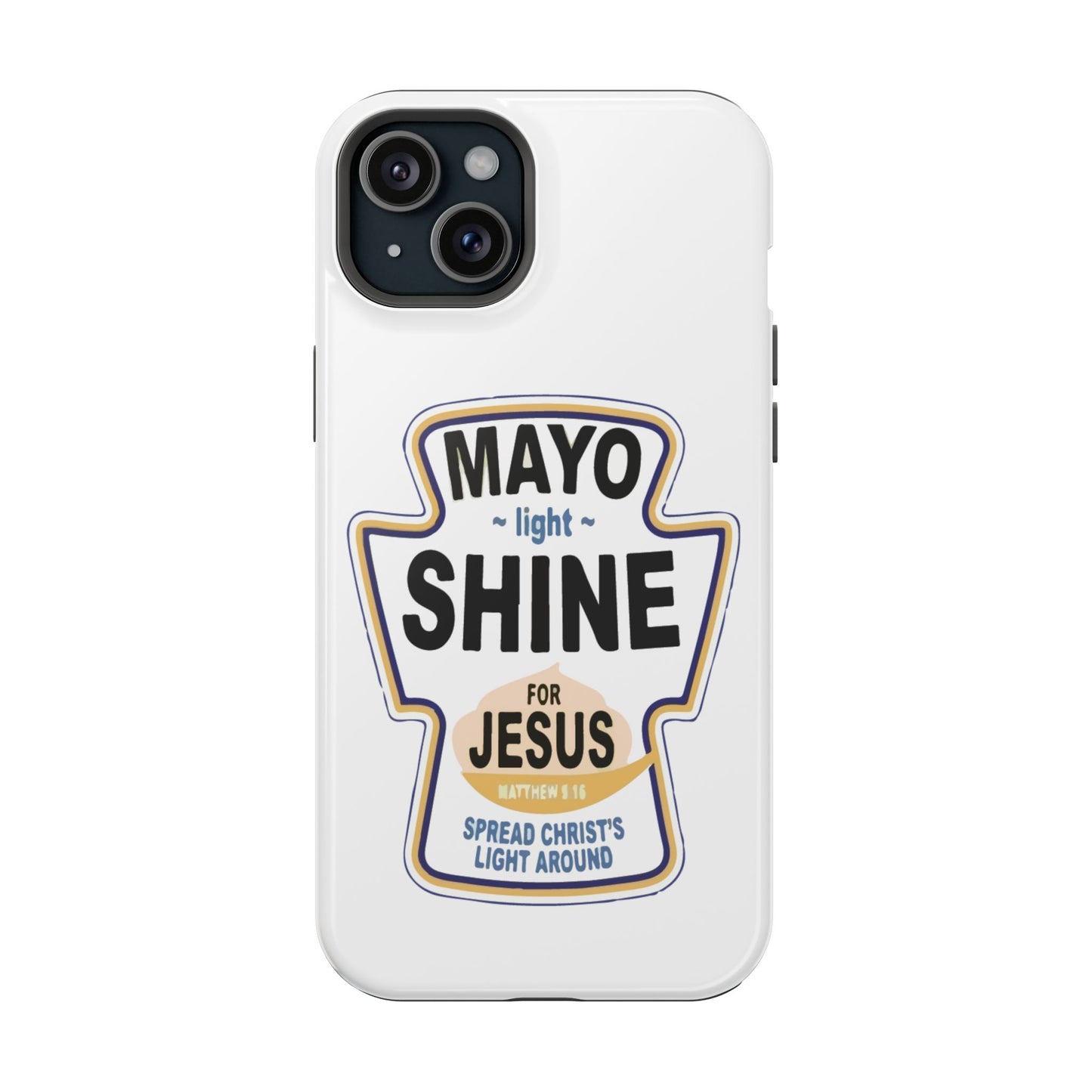 Jesus Message Impact-Resistant Case, Faith-Based Phone Cover, Inspirational Tech Accessory, Christian Gift, Bible Verse Case