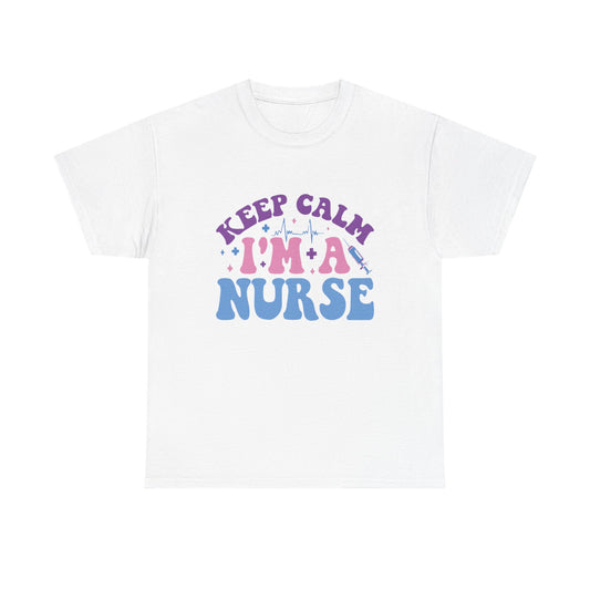 Nurse Appreciation Heavy Cotton Tee, Funny Nurse Gift, Medical Humor Shirt, Nurse Day Celebration Tee, Caregiver Outfit