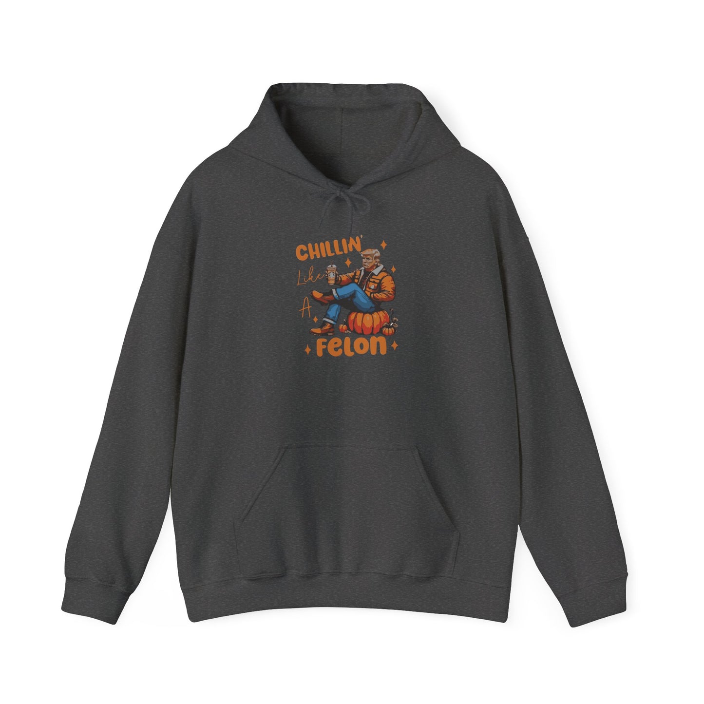 Chillin' Like a Felon Hoodie - Cozy Unisex Sweatshirt for Fall Celebrations