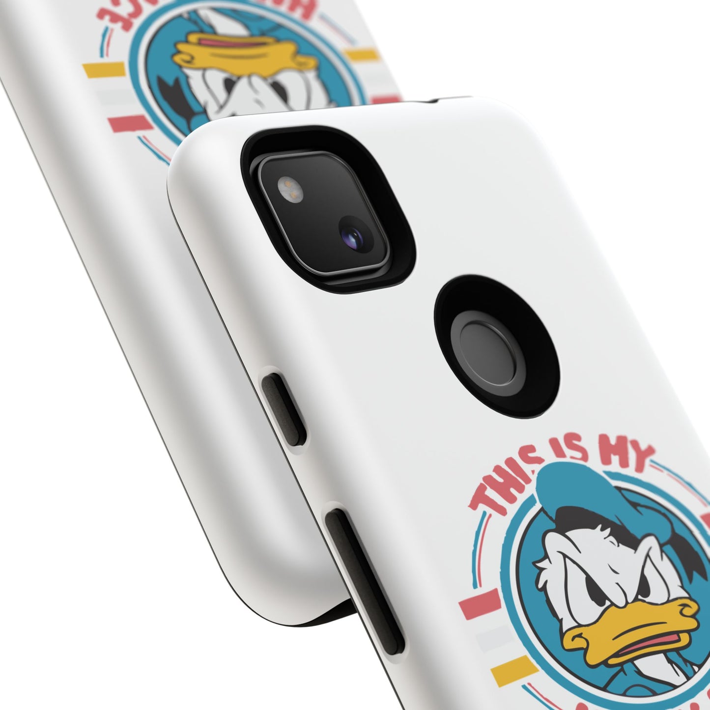 Tough Cases: This is My Happy Face Phone Case, Funny Phone Case, Donald Duck Case, Cute Phone Accessory, Gift for Disney Fans