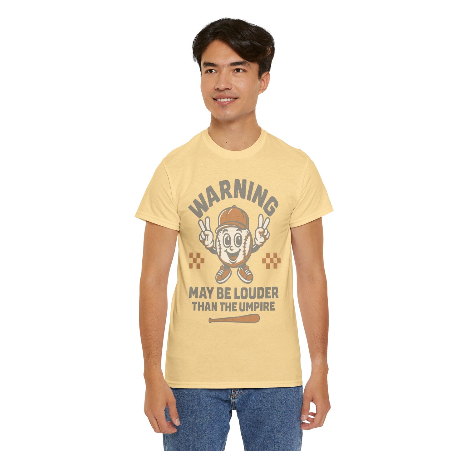 Warning T-Shirt, Fun Umpire Tee, Unique Sports Gift, Casual Wear, Perfect for Baseball Fans