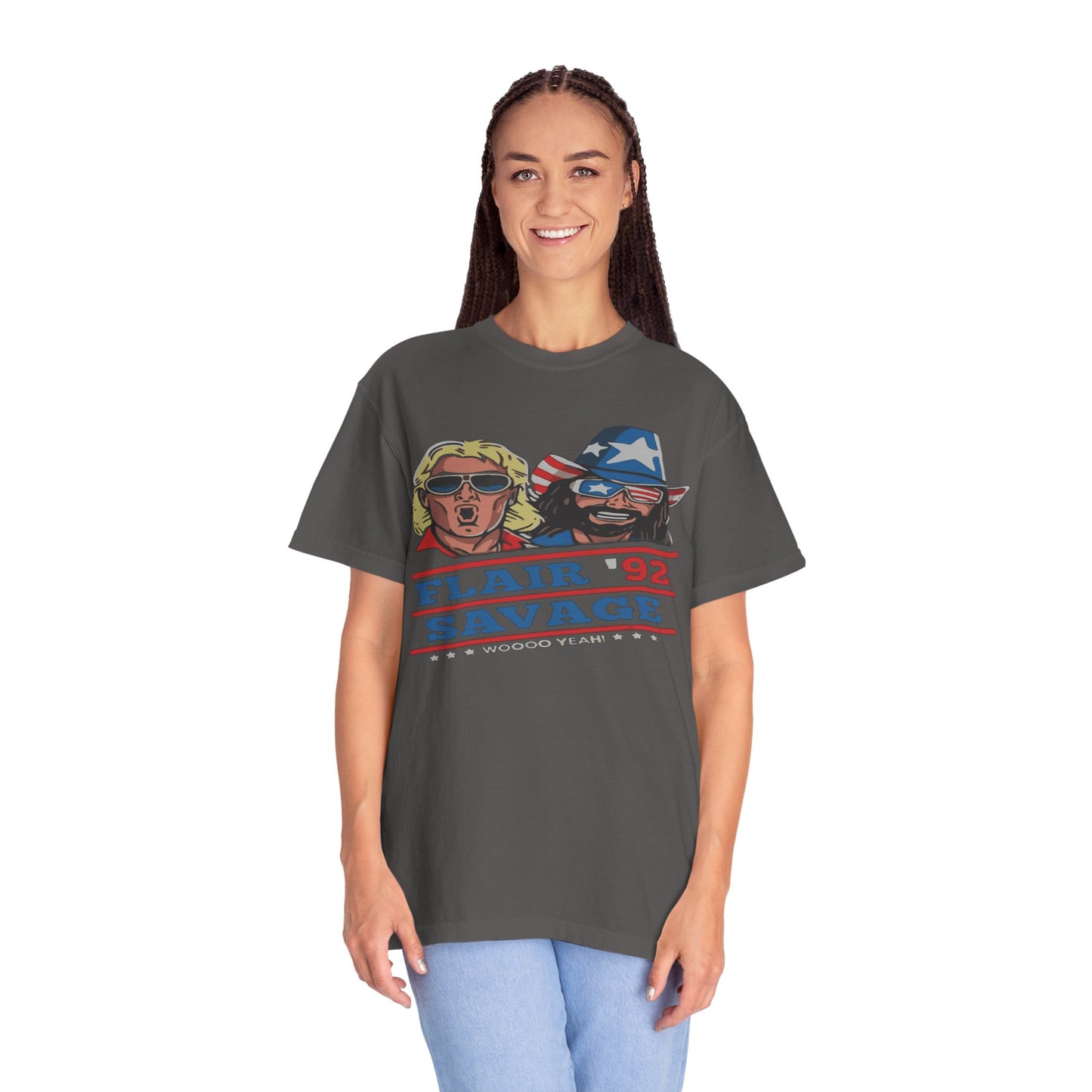 Retro Wrestling Fan T-Shirt, Unisex Graphic Tee, Flair Savage Shirt, Sports Fan Apparel, Vintage Style Gift