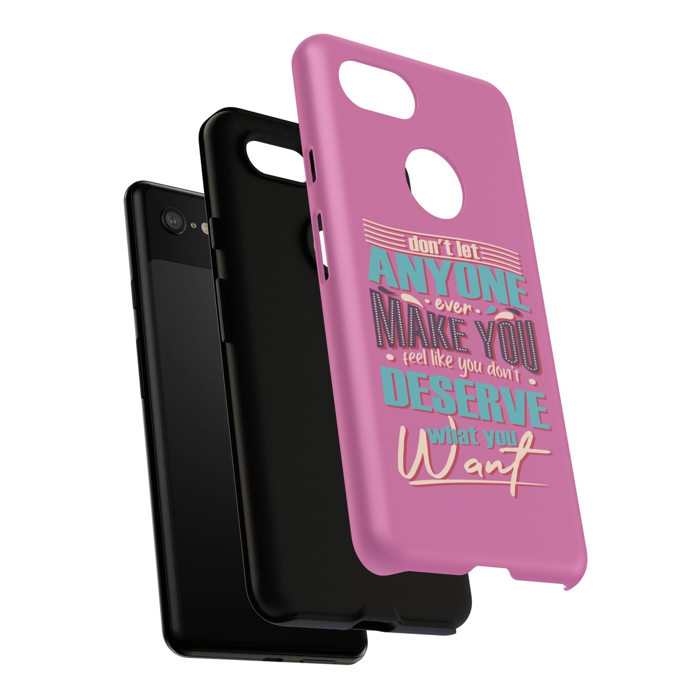 Inspirational Phone Case, Motivational Phone Cover, Tough Cases for Her, Gift for Friends, Self-Love Quote Case