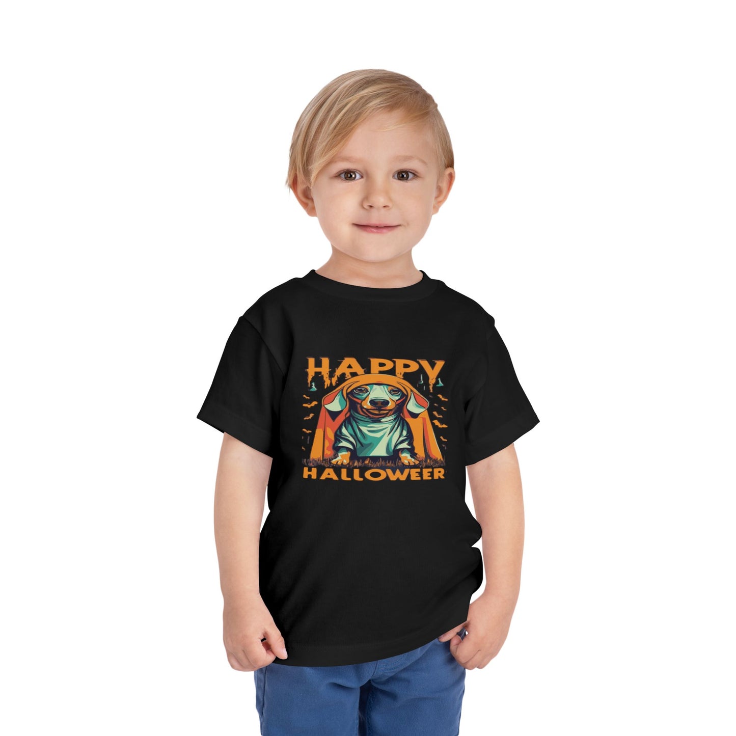 Halloween Toddler Tee, Cute Halloween Shirt for Kids, Halloween Outfit, Toddler Costume Shirt, Toddler Short Sleeve Tee