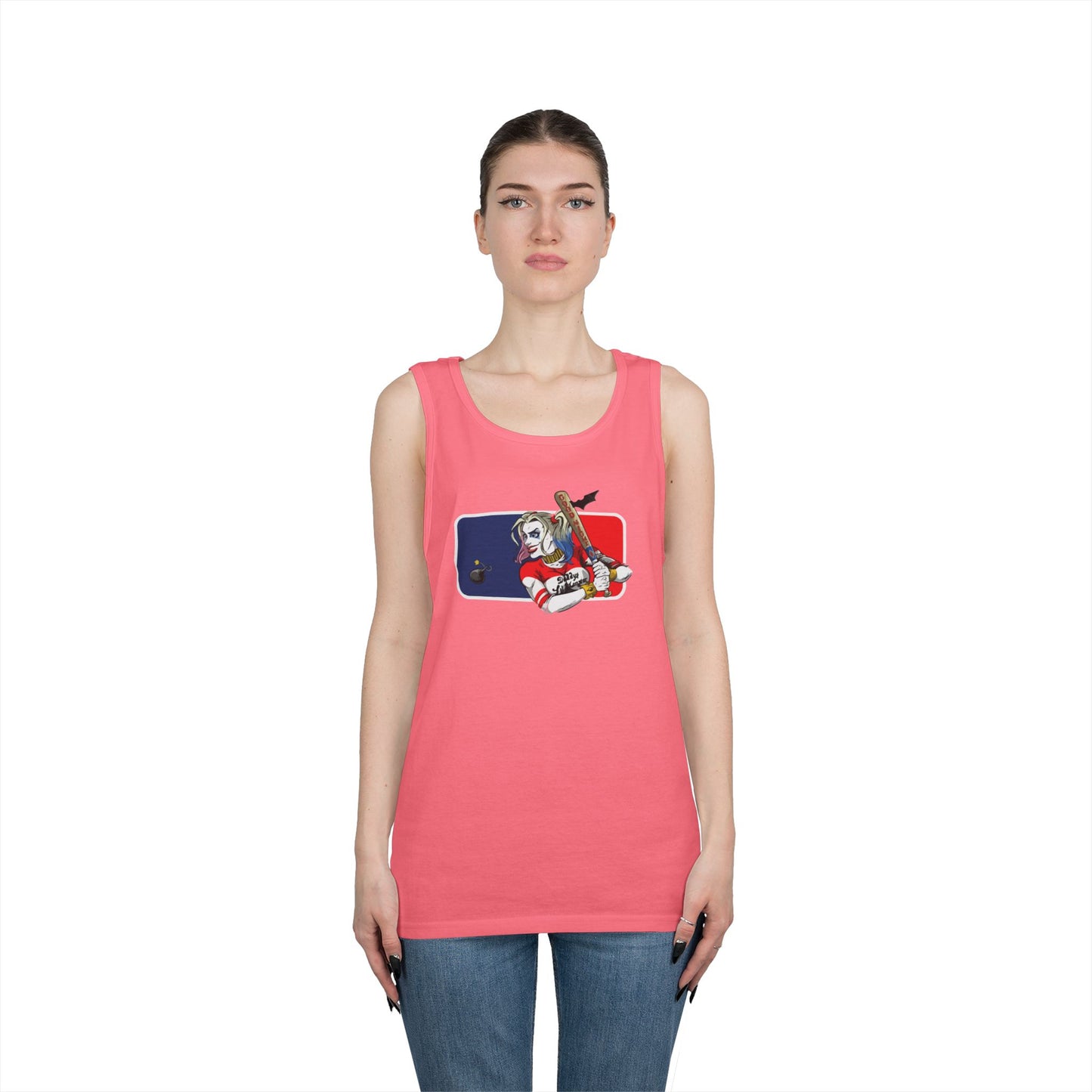 Harley Quinn Unisex Tank Top - DC MLB Summer Wear