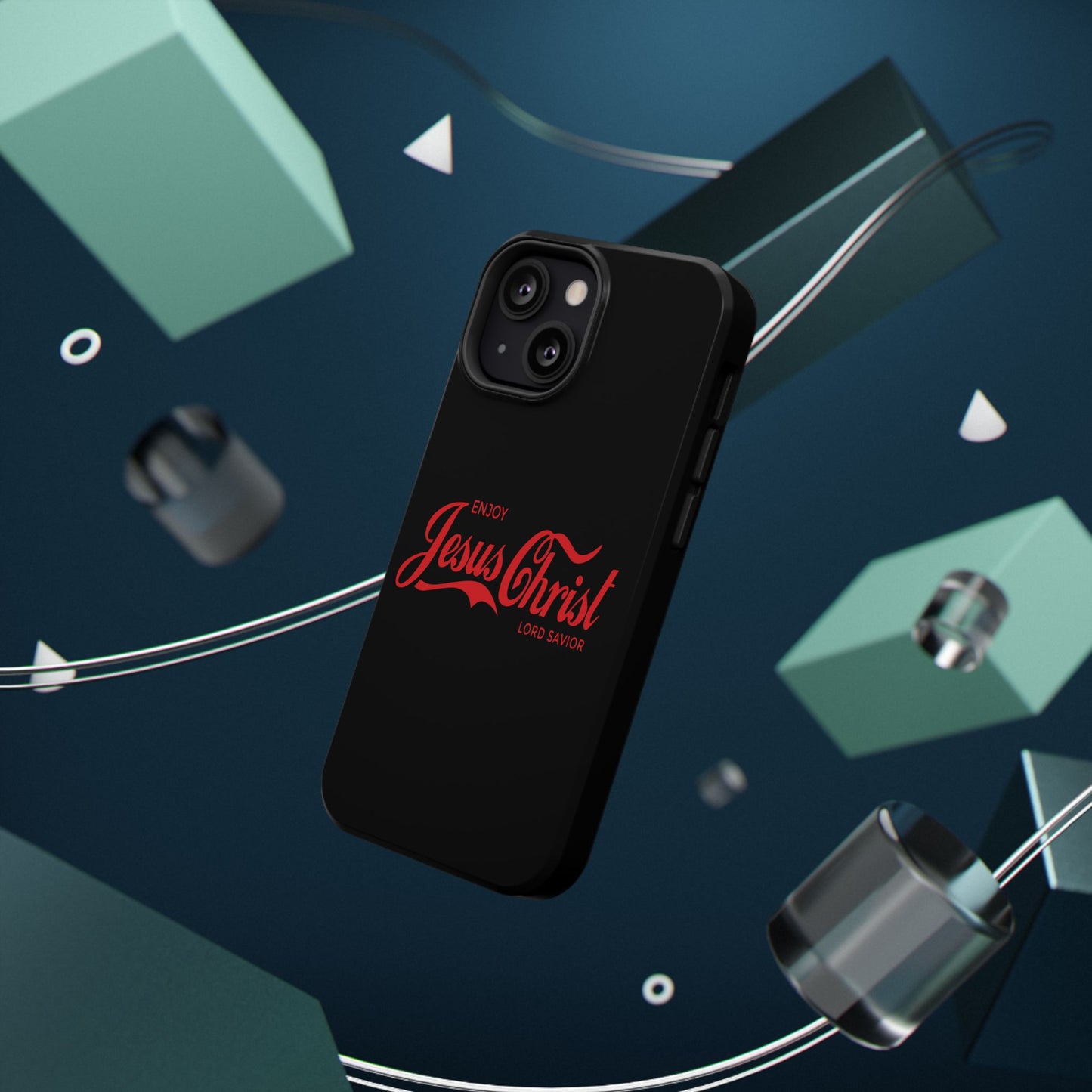 Impact-Resistant Phone Case: Enjoy Jesus Christ Lord Savior, Christian Gift, Durable Protection, Faith-Based Accessory, Holiday Gift