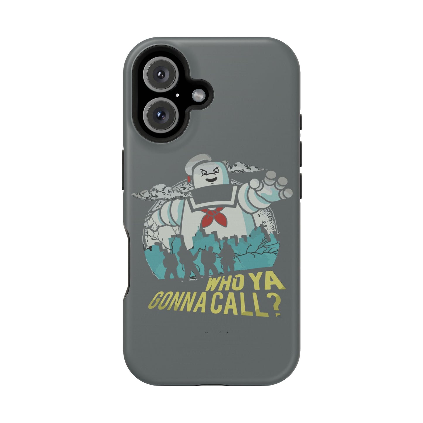 Ghostbuster-Inspired Tough Phone Case - Who Ya Gonna Call? - Perfect for Fans, Gift for Halloween, Geeky Accessories, Durable Protection