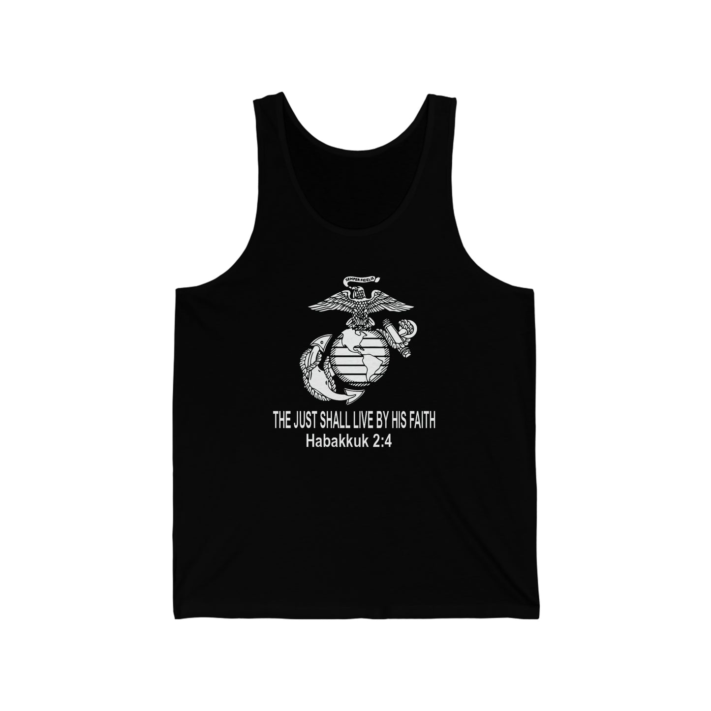 the Just shall Live by Faith Jersey Tank