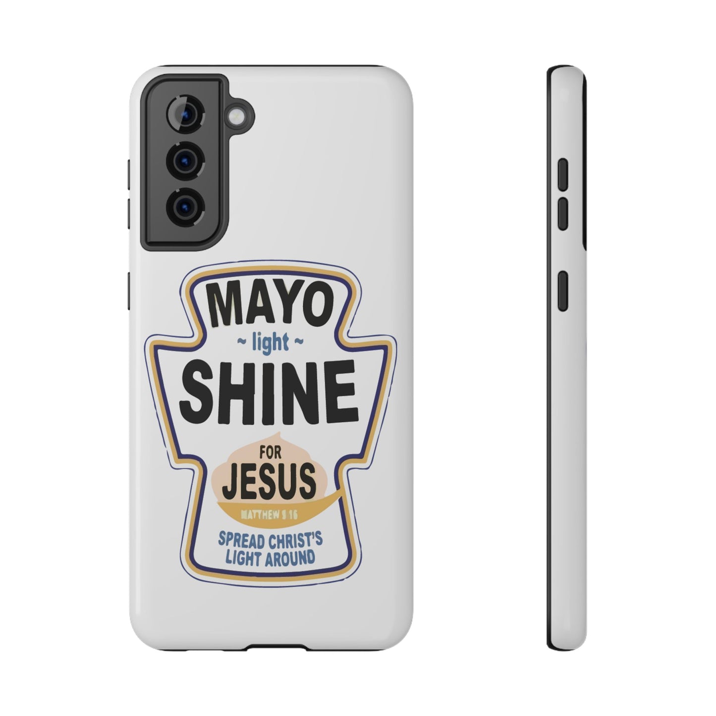 Jesus Message Impact-Resistant Case, Faith-Based Phone Cover, Inspirational Tech Accessory, Christian Gift, Bible Verse Case