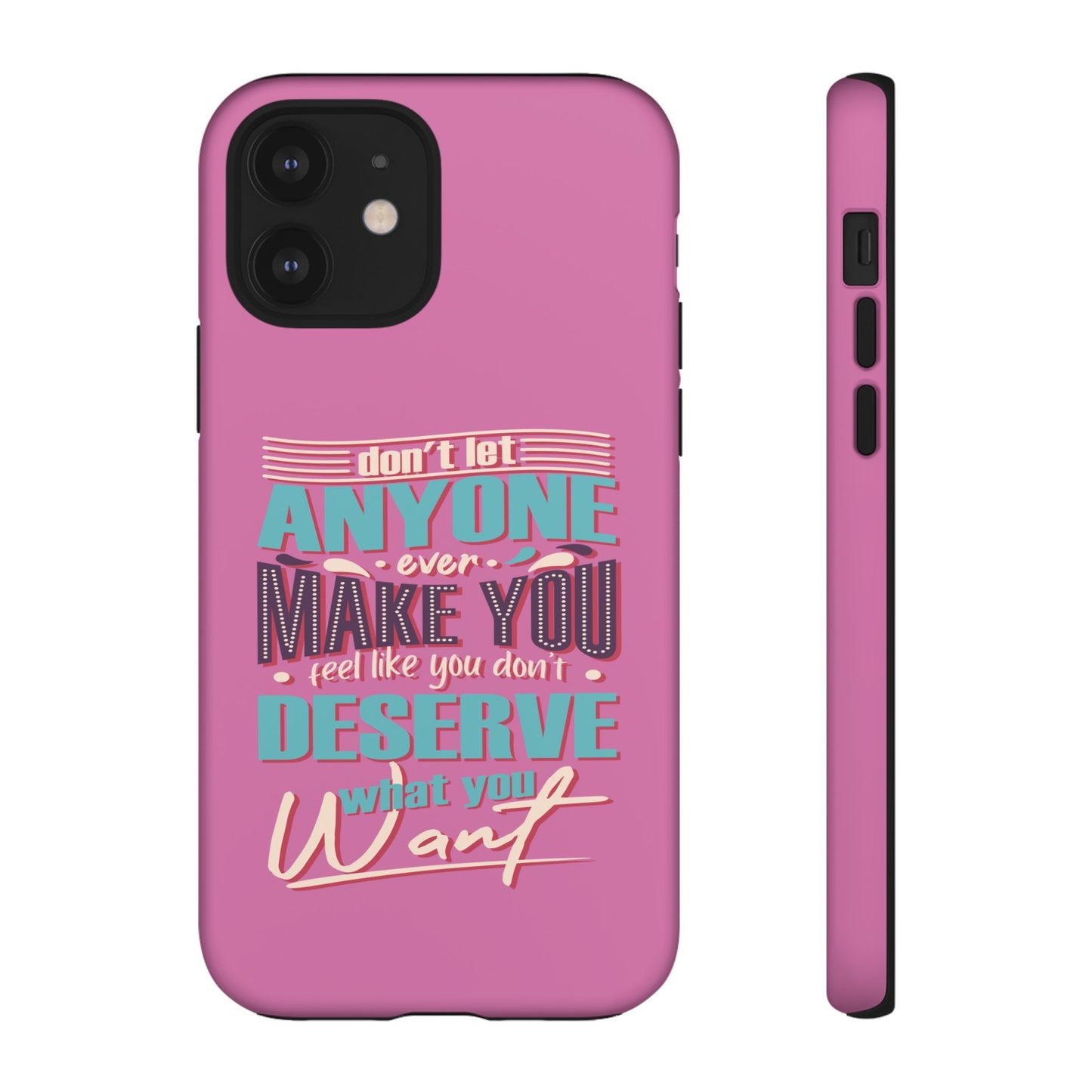 Inspirational Phone Case, Motivational Phone Cover, Tough Cases for Her, Gift for Friends, Self-Love Quote Case