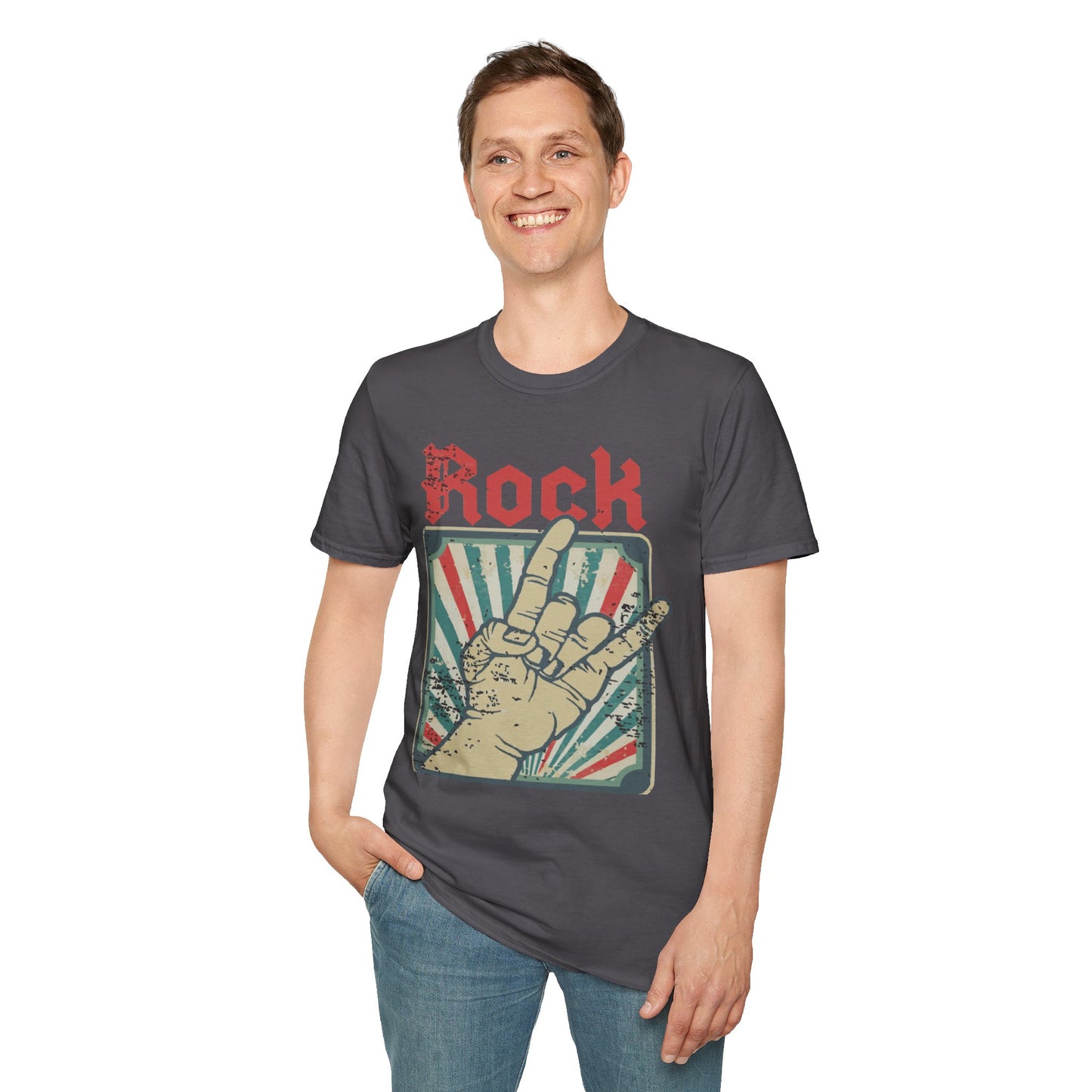 Rock On Unisex T-Shirt - Music Lover Gift, Concert Wear, Casual Style, Graphic Tee, Rock n Roll Apparel