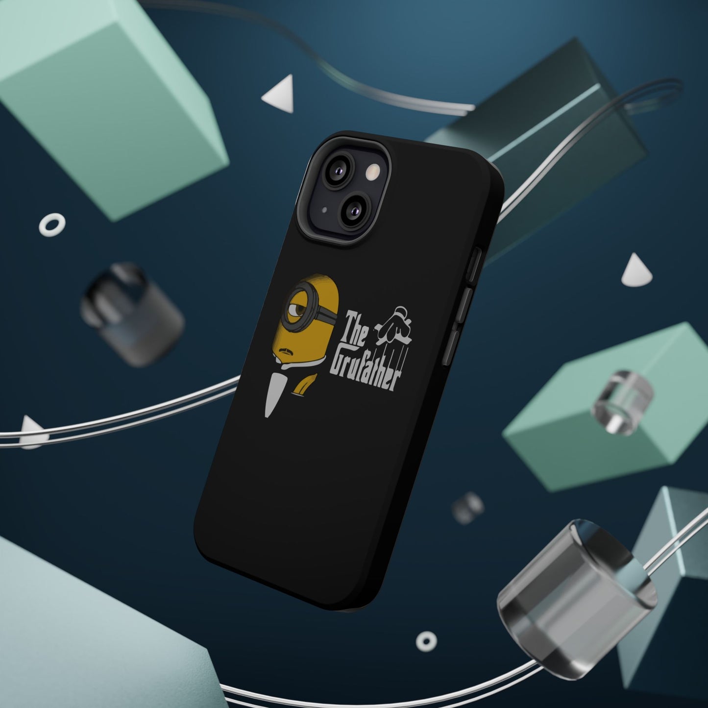 Magnetic Tough Cases: The Gruffather Phone Cover, Gift for Minions Fans, Unique Cell Phone Case, Durable Protective Case, Fun Cartoon Design