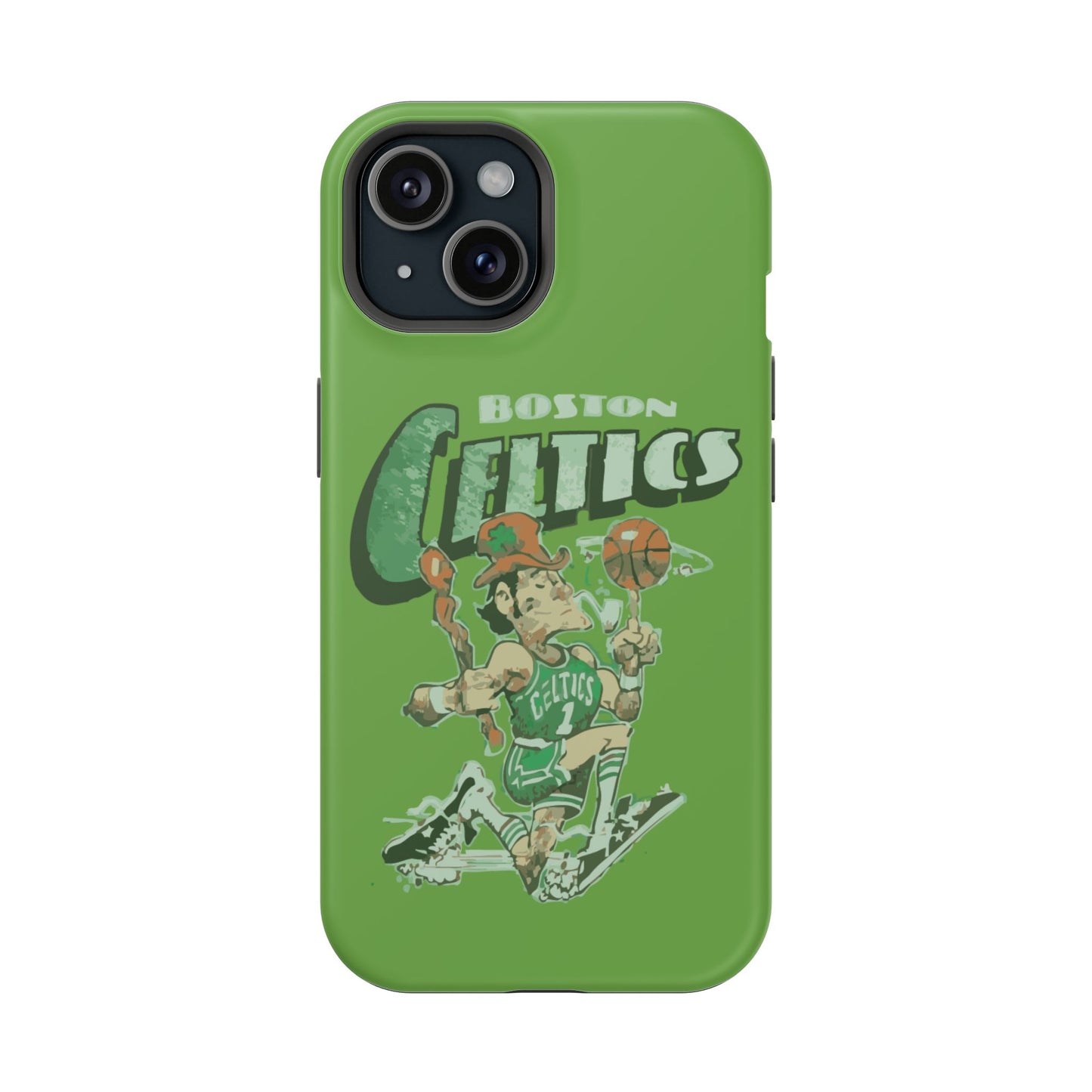 Boston Celtics Impact-Resistant Phone Case, Basketball Phone Cover, Sports Fan Gift, Sturdy Phone Case, NBA Merchandise, Team Spirit Decor