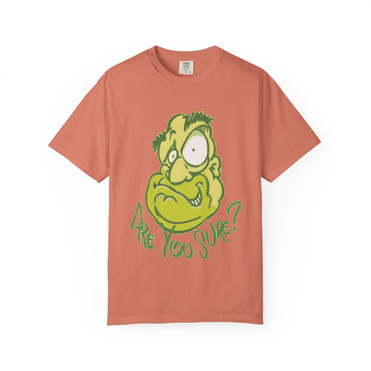 Unisex Garment-Dyed T-Shirt with Quirky Cartoon Design - Perfect for Casual Wear, Gifting, Parties, and Everyday Comfort