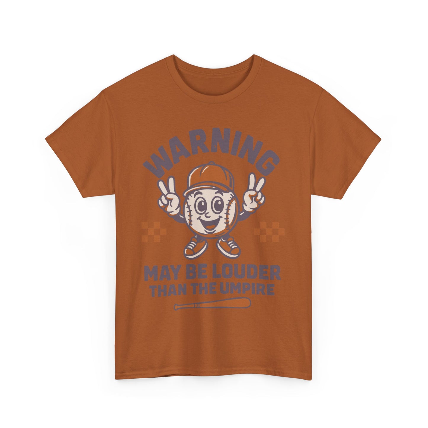 Warning T-Shirt, Fun Umpire Tee, Unique Sports Gift, Casual Wear, Perfect for Baseball Fans