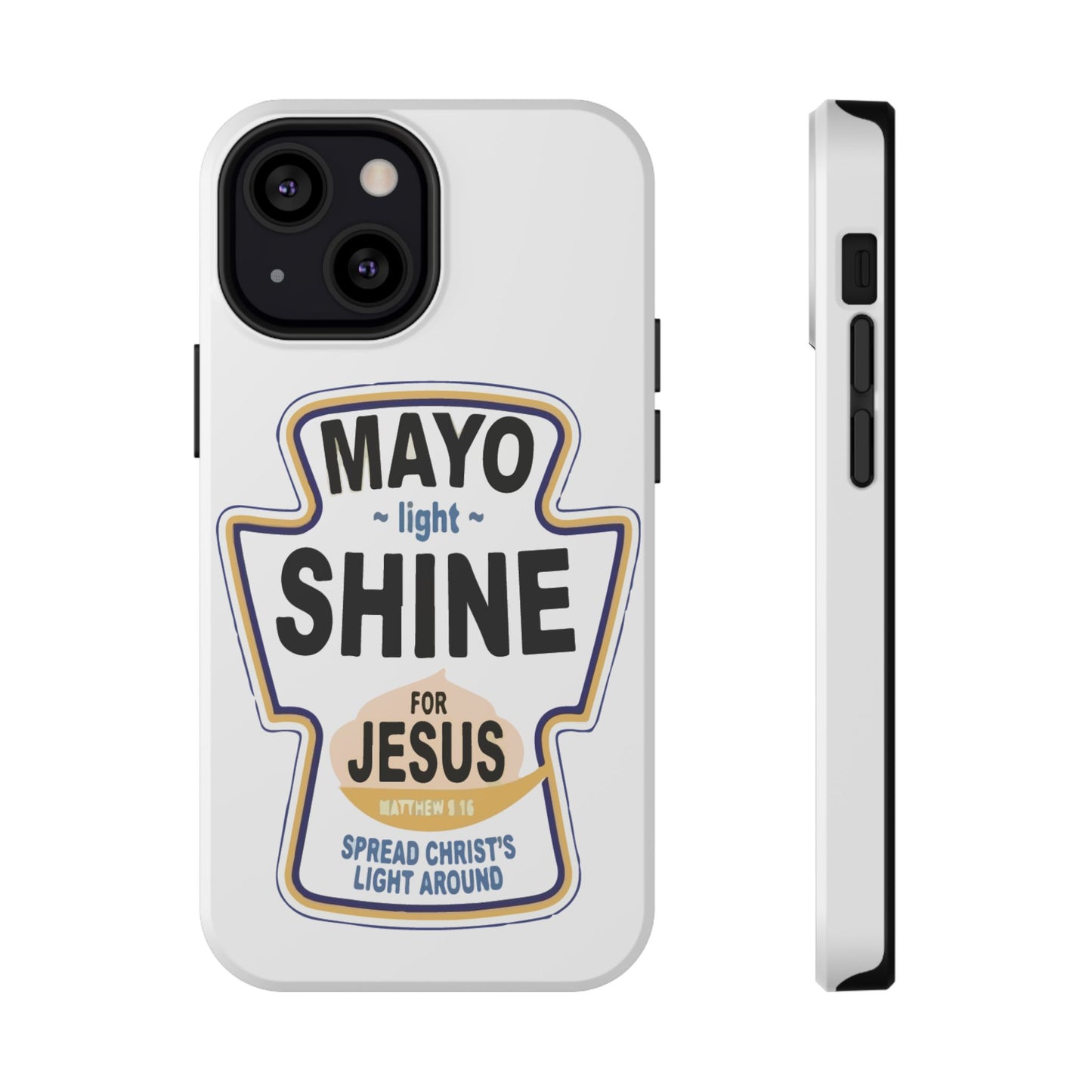 Jesus Message Impact-Resistant Case, Faith-Based Phone Cover, Inspirational Tech Accessory, Christian Gift, Bible Verse Case