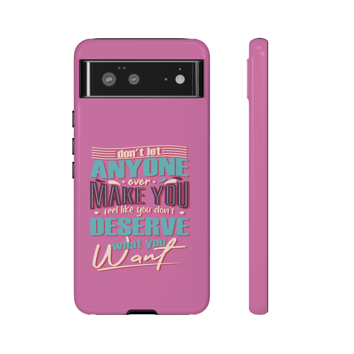Inspirational Phone Case, Motivational Phone Cover, Tough Cases for Her, Gift for Friends, Self-Love Quote Case