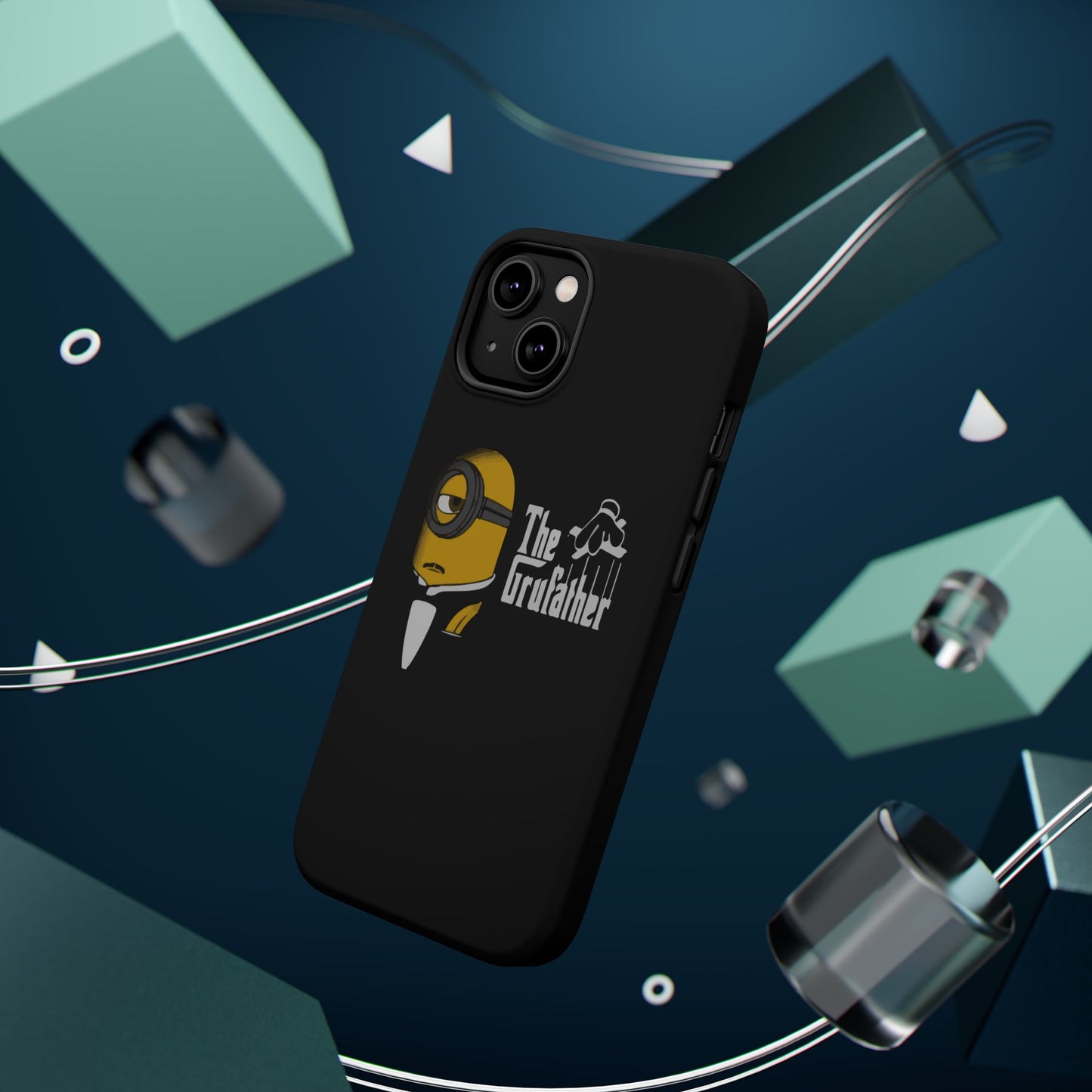 Magnetic Tough Cases: The Gruffather Phone Cover, Gift for Minions Fans, Unique Cell Phone Case, Durable Protective Case, Fun Cartoon Design