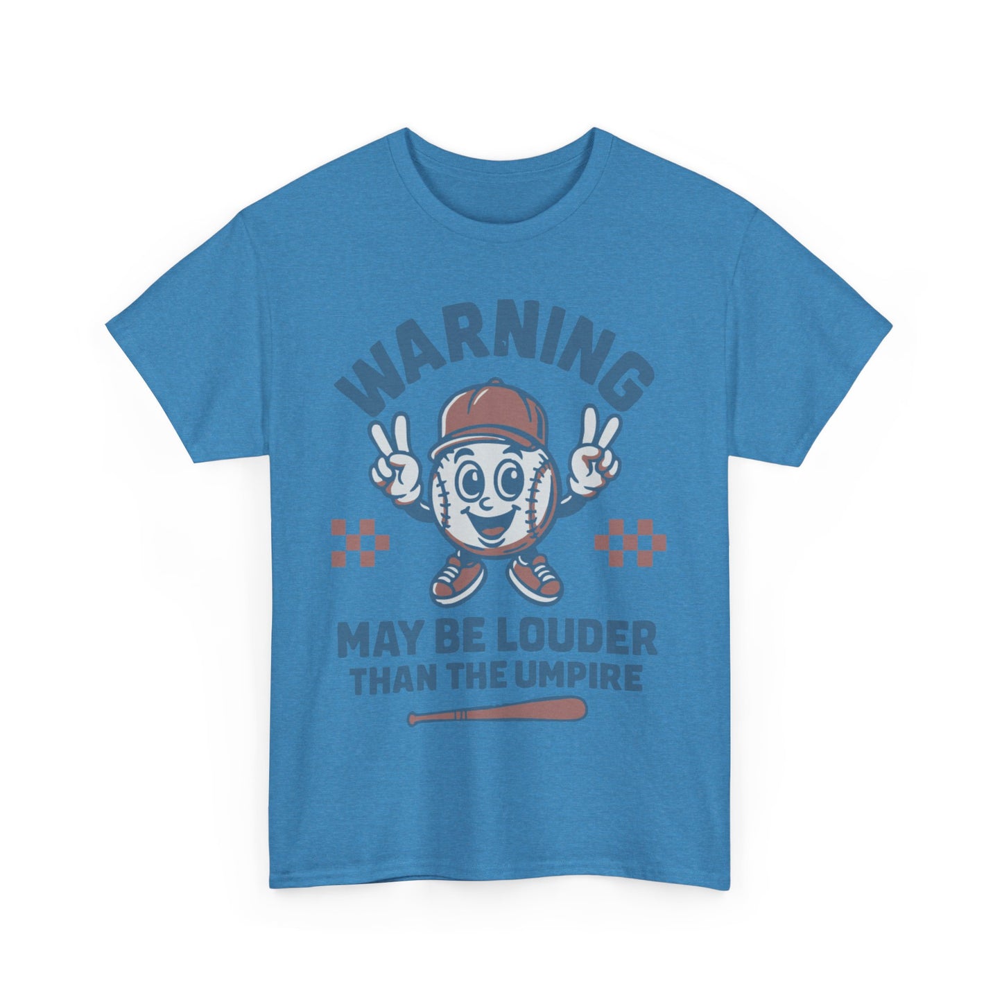 Warning T-Shirt, Fun Umpire Tee, Unique Sports Gift, Casual Wear, Perfect for Baseball Fans