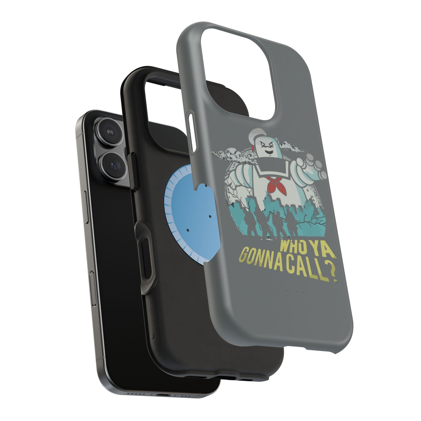Ghostbuster-Inspired Tough Phone Case - Who Ya Gonna Call? - Perfect for Fans, Gift for Halloween, Geeky Accessories, Durable Protection