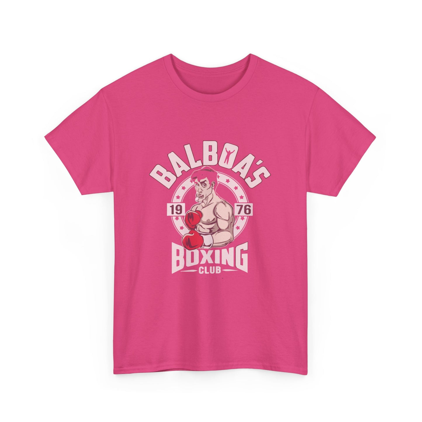 Balboa's Boxing Club Unisex Heavy Cotton Tee - Vintage Sports Shirt, Gym Apparel, Boxing Fan Gear, Fitness Gift, Casual Wear