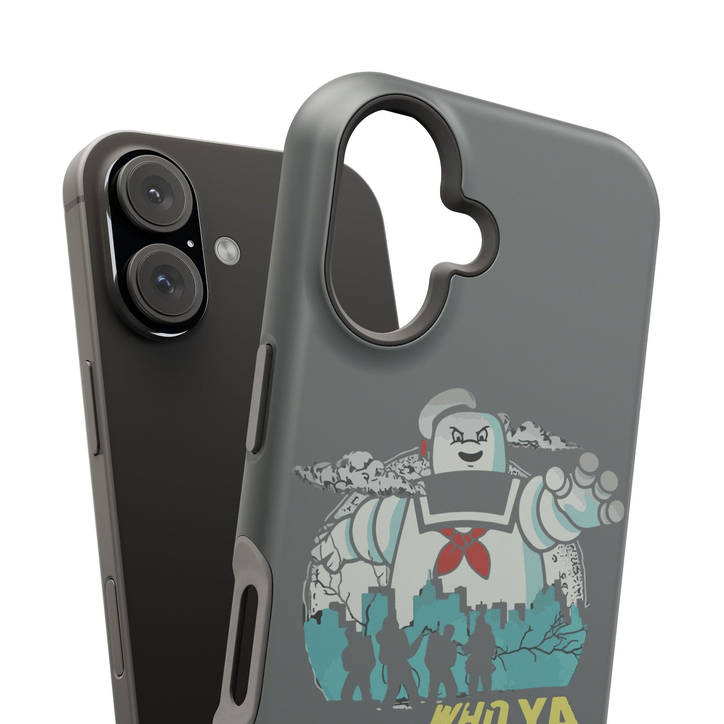 Ghostbuster-Inspired Tough Phone Case - Who Ya Gonna Call? - Perfect for Fans, Gift for Halloween, Geeky Accessories, Durable Protection