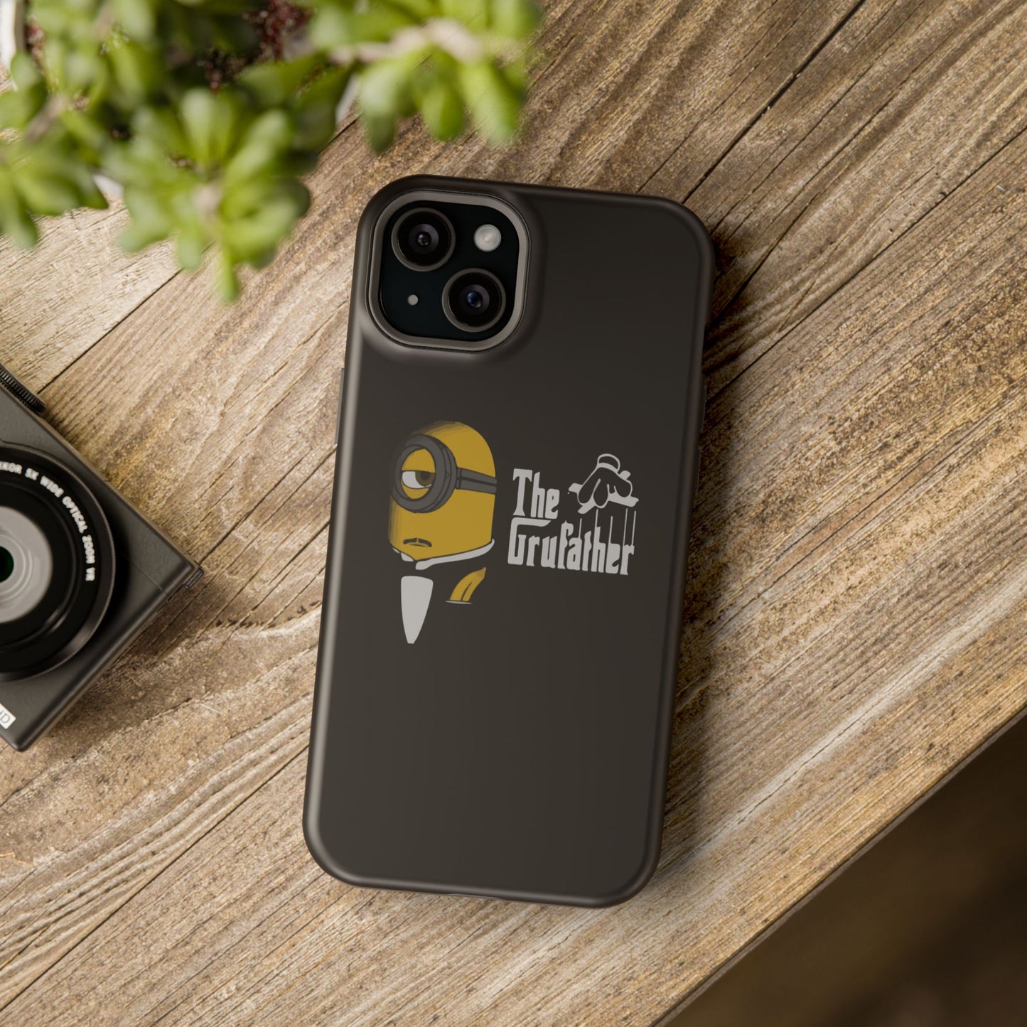 Magnetic Tough Cases: The Gruffather Phone Cover, Gift for Minions Fans, Unique Cell Phone Case, Durable Protective Case, Fun Cartoon Design