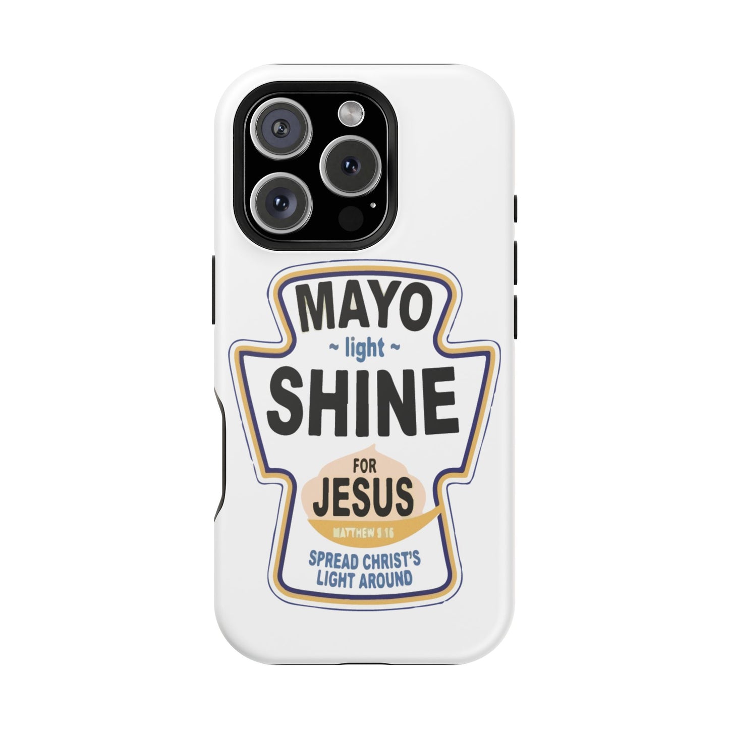 Jesus Message Impact-Resistant Case, Faith-Based Phone Cover, Inspirational Tech Accessory, Christian Gift, Bible Verse Case