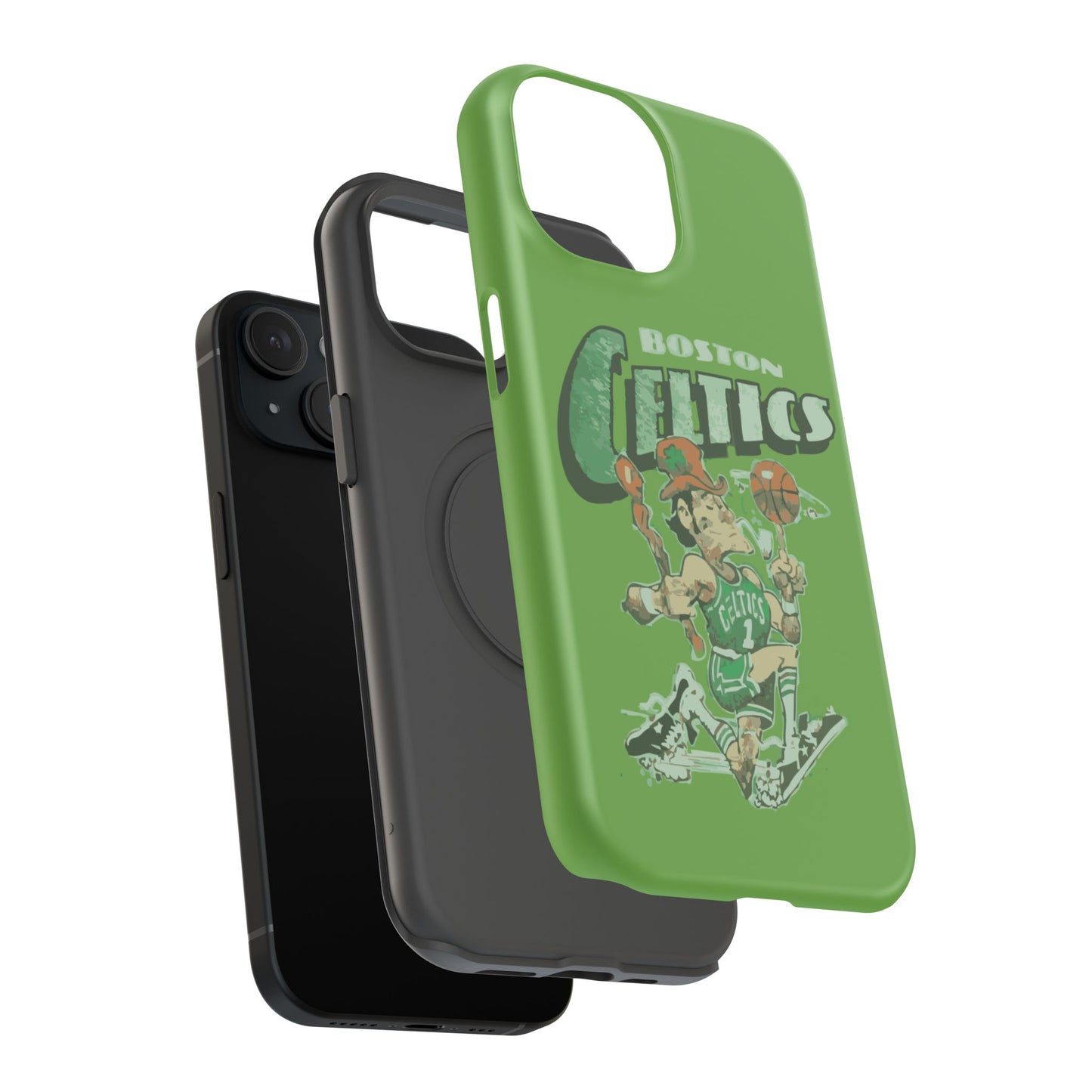Boston Celtics Impact-Resistant Phone Case, Basketball Phone Cover, Sports Fan Gift, Sturdy Phone Case, NBA Merchandise, Team Spirit Decor