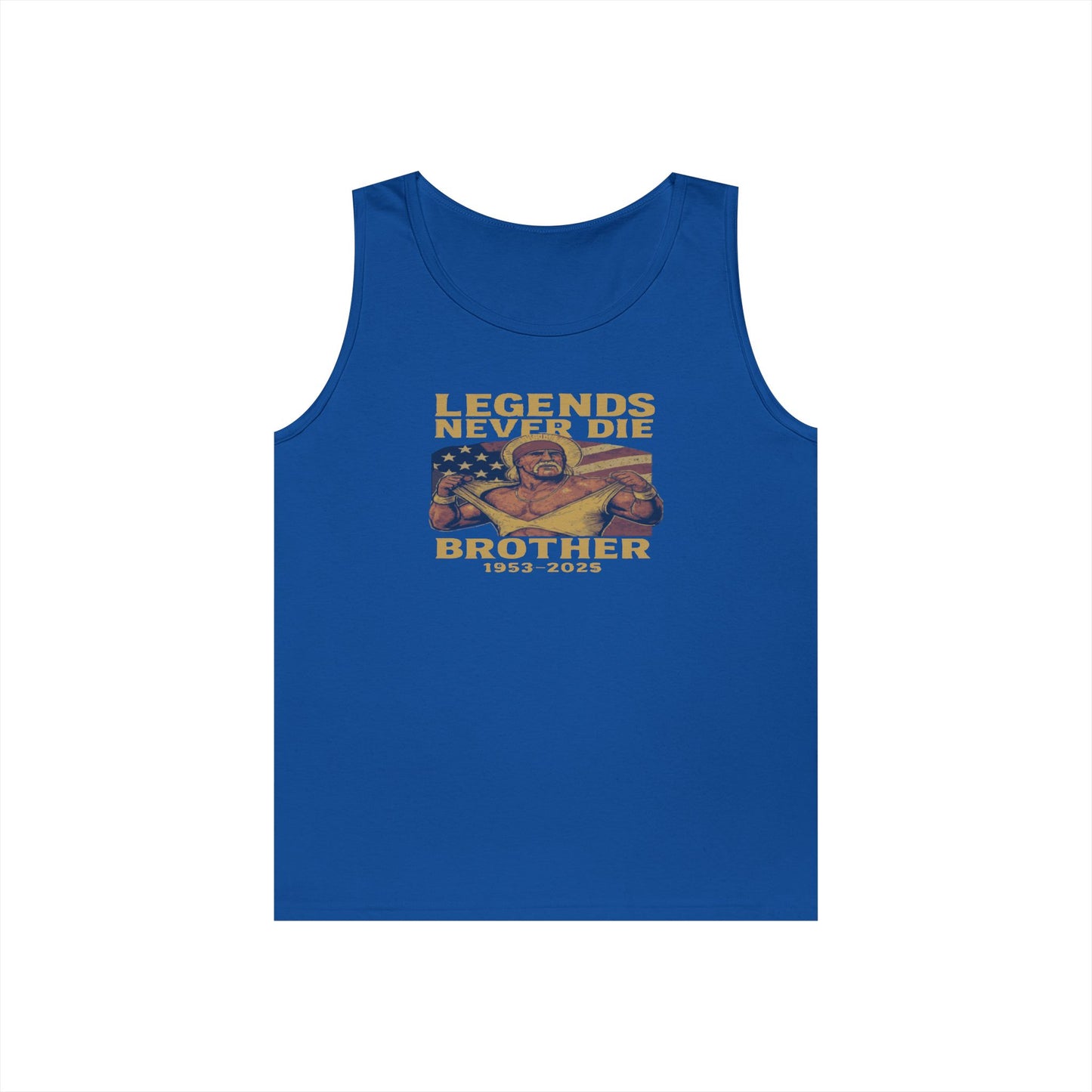 Unisex Heavy Cotton Tank Top | Legends Never Die Brother, Memorial Gift, Casual Wear, Summer Outfit, Unique Tribute