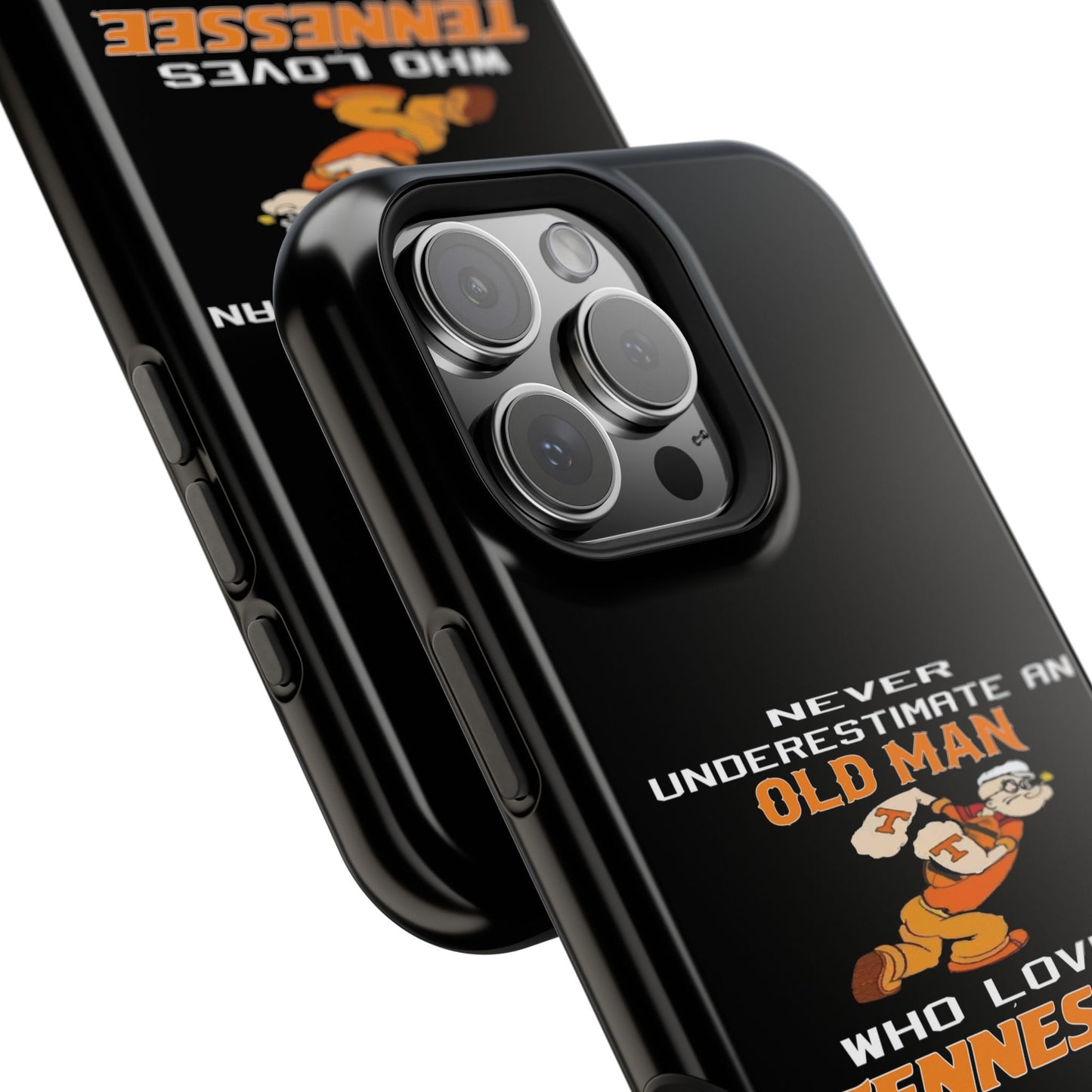 Tough Phone Case, Old Man Who Loves Tennessee, Gift for Grandpa, Tennessee Pride, Men's Accessories, Father's Day, Custom Cases