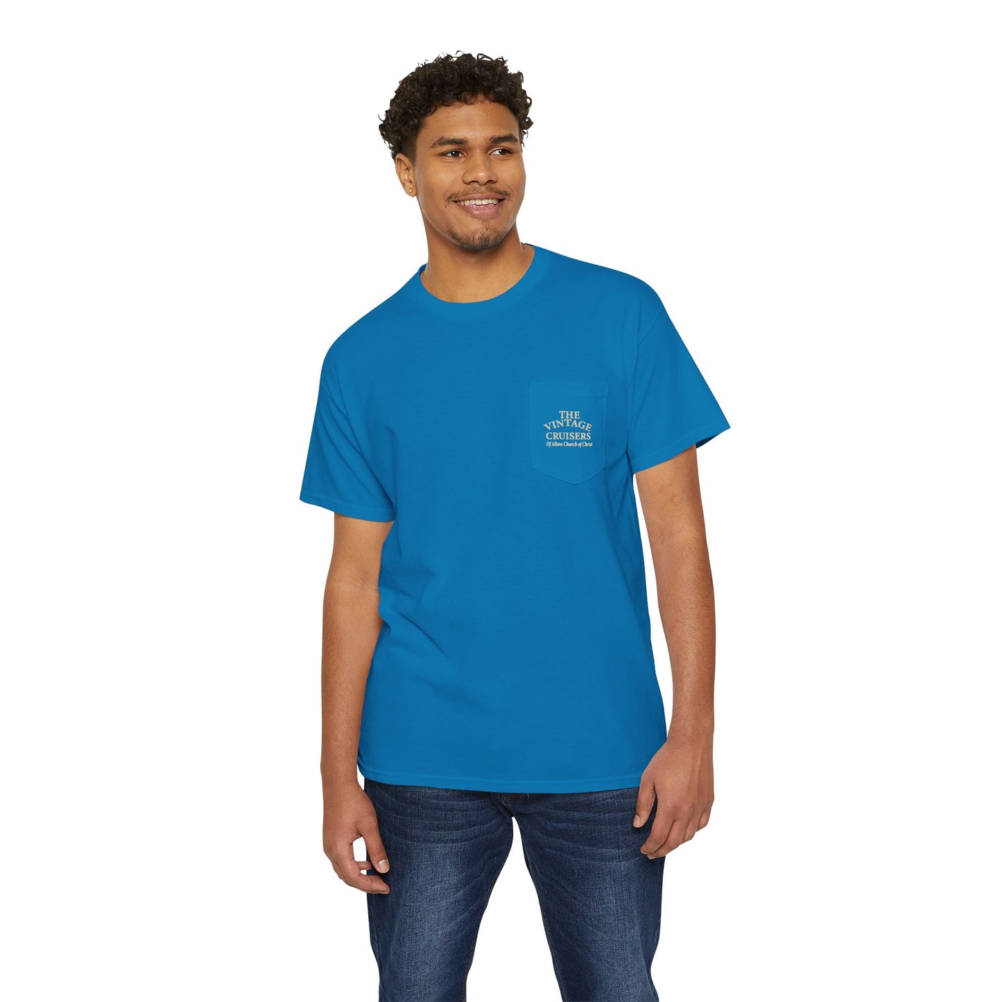 Retro Pocket Tee Allons Church of Christ Cruise 2025 Unisex T-Shirt