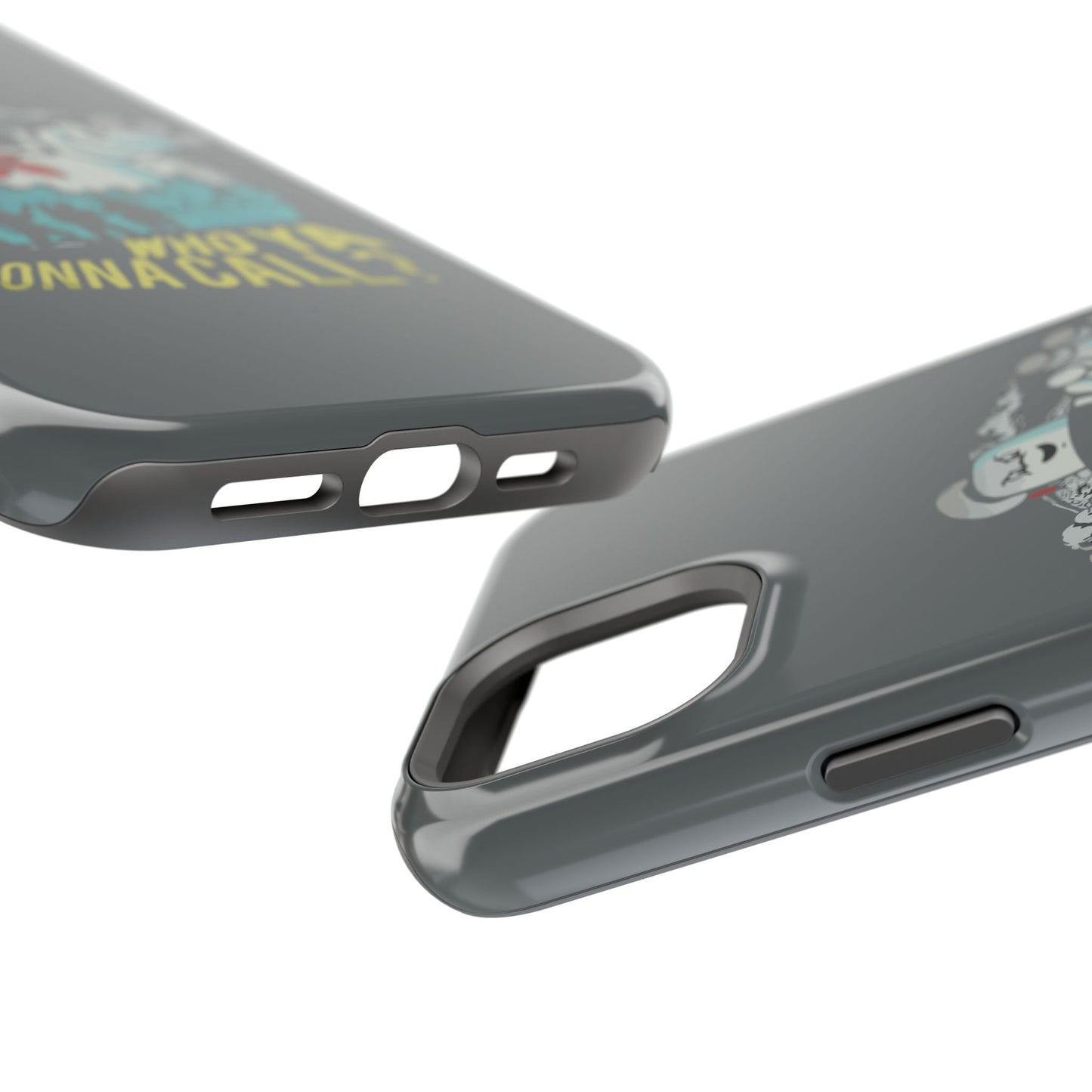 Ghostbuster-Inspired Tough Phone Case - Who Ya Gonna Call? - Perfect for Fans, Gift for Halloween, Geeky Accessories, Durable Protection