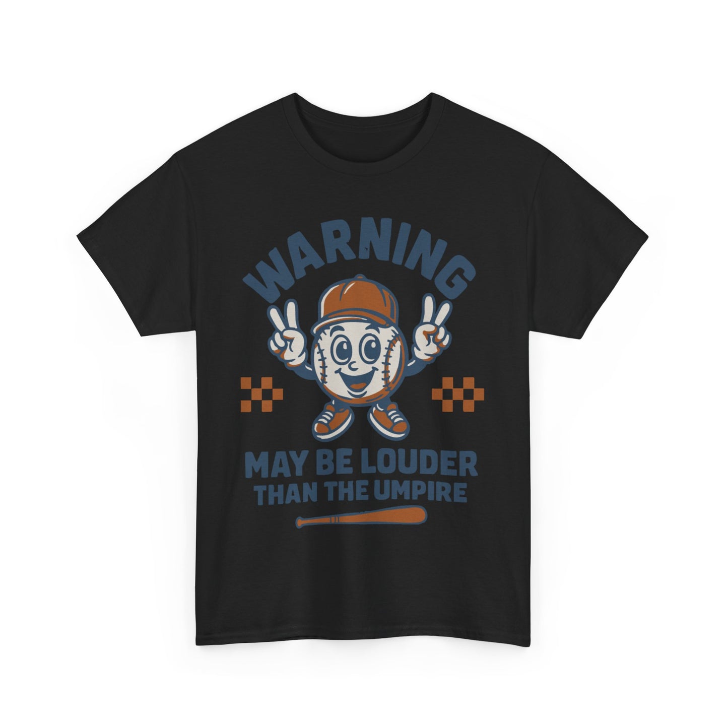 Warning T-Shirt, Fun Umpire Tee, Unique Sports Gift, Casual Wear, Perfect for Baseball Fans