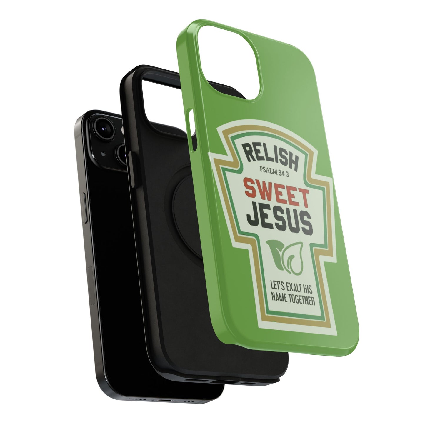 Relish Sweet Jesus Phone Case, Christian Gift, Impact-Resistant Case, Religious Phone Accessory, Faith-Based Present, Celebration Case