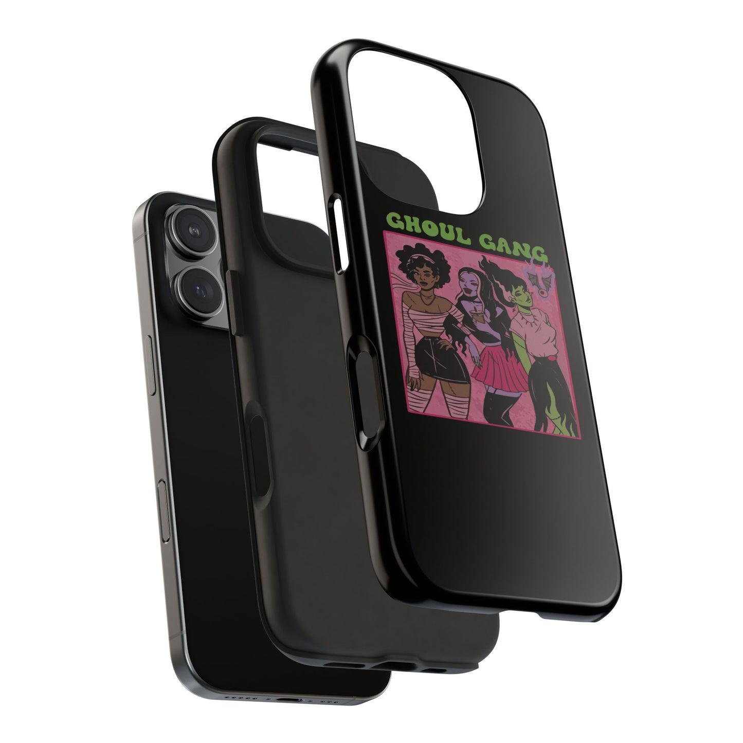 Ghoul Gang Tough Phone Cases | Unique Halloween Phone Cover, Cute Protective Case, Trendy Gift for Goth Fans, Spooky Style Accessory