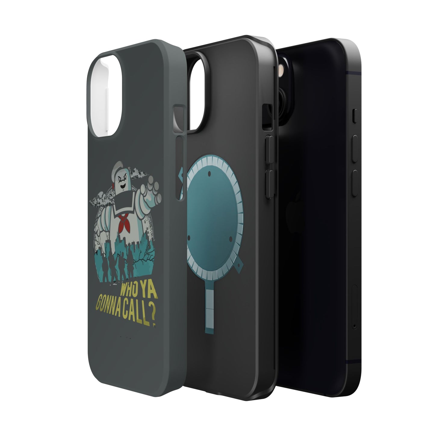 Ghostbuster-Inspired Tough Phone Case - Who Ya Gonna Call? - Perfect for Fans, Gift for Halloween, Geeky Accessories, Durable Protection