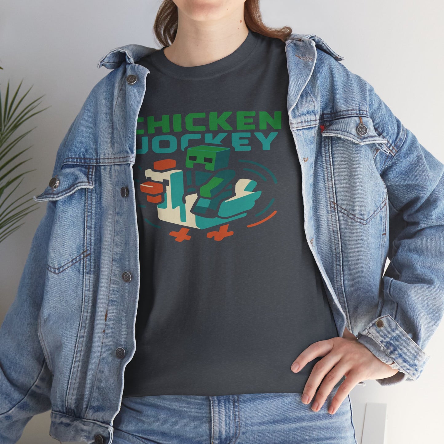 Chicken Jockey Minecraft T-shirt