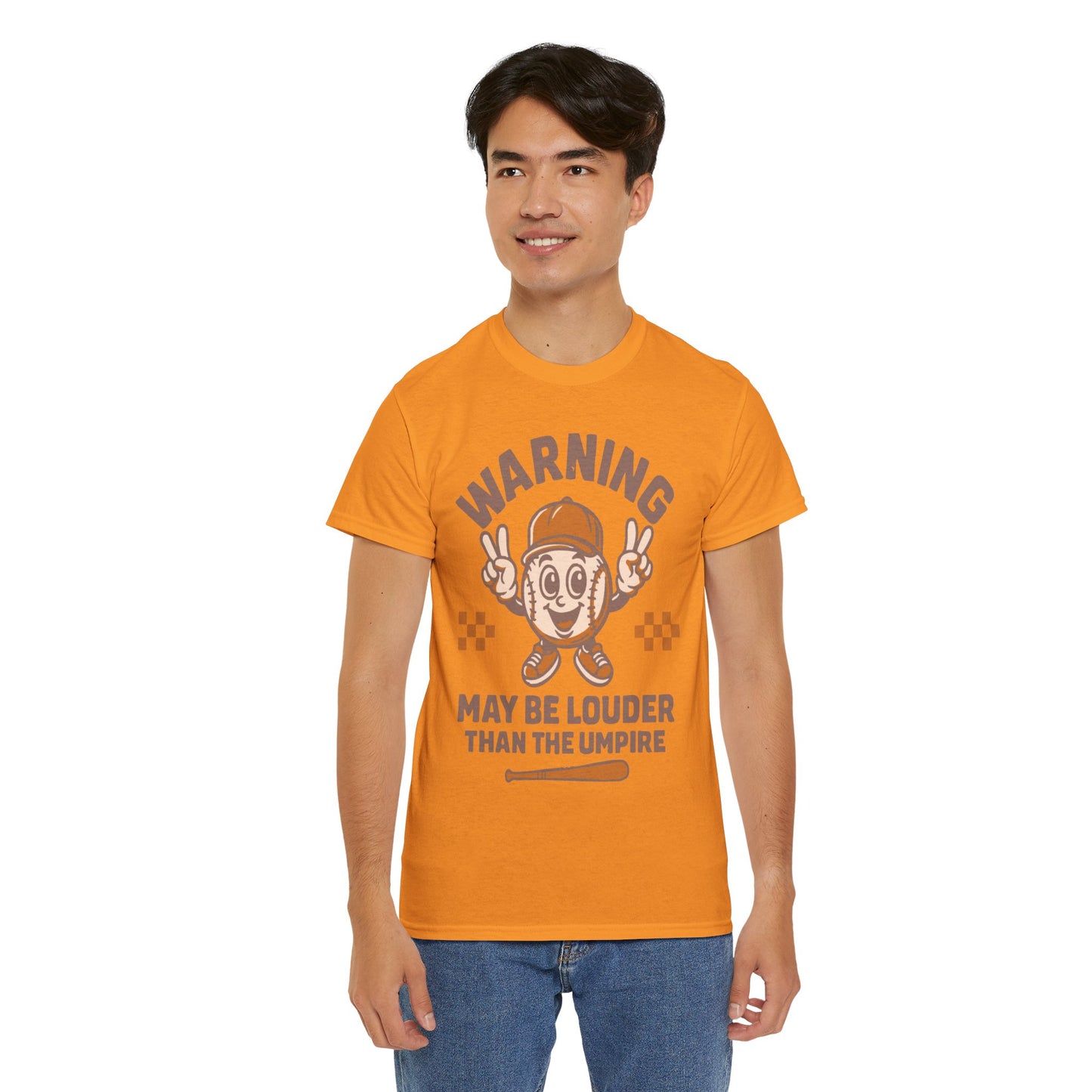 Warning T-Shirt, Fun Umpire Tee, Unique Sports Gift, Casual Wear, Perfect for Baseball Fans