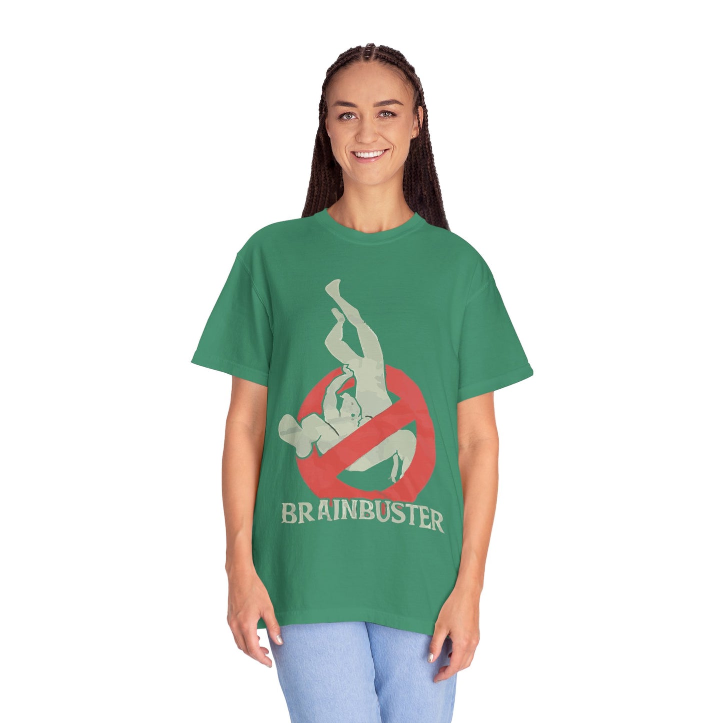 Unisex Fun Graphic T-Shirt, Graphic Tee, Casual Wear, Gift for Wrestling Fans, Brainbuster Design, Humor Apparel, Everyday Style