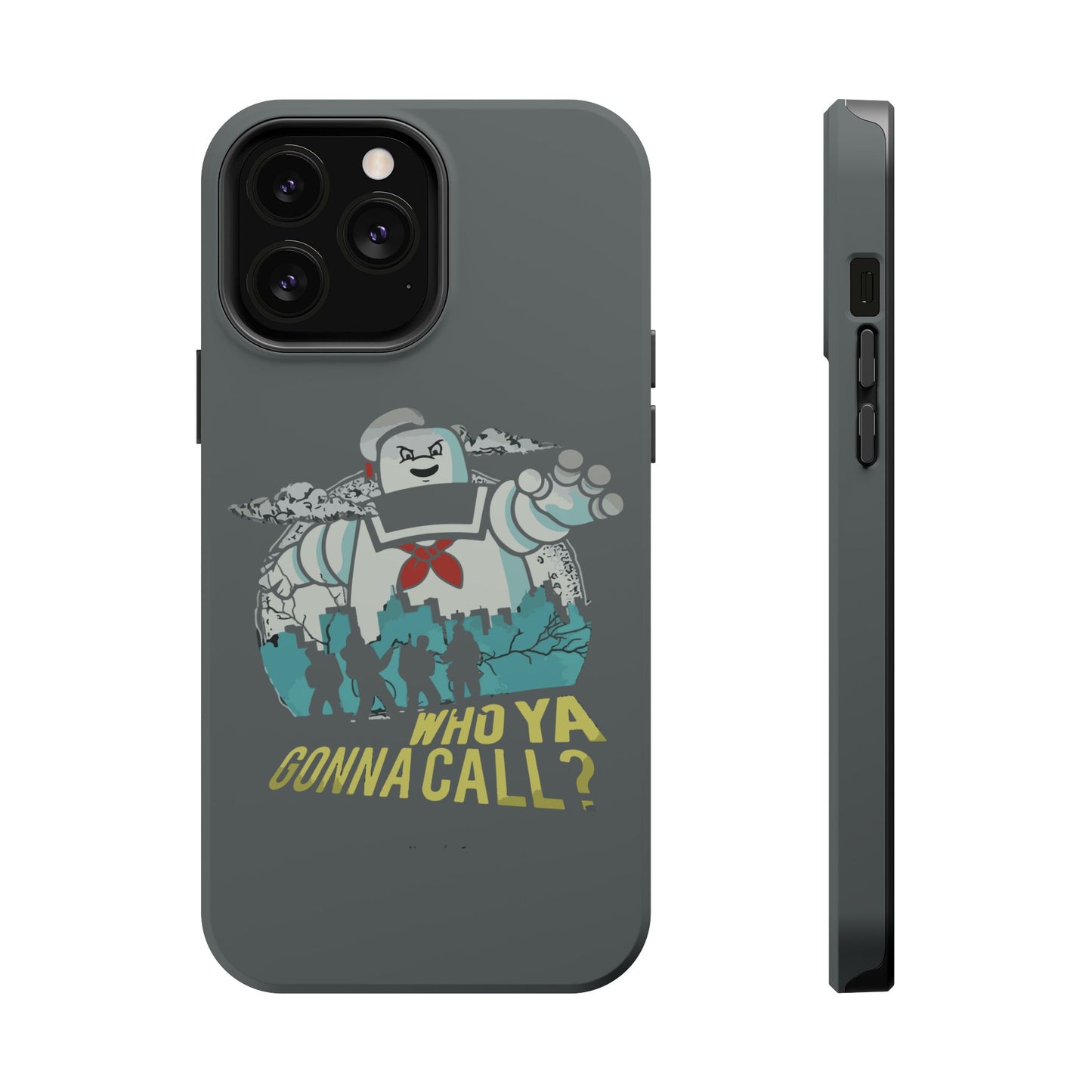 Ghostbuster-Inspired Tough Phone Case - Who Ya Gonna Call? - Perfect for Fans, Gift for Halloween, Geeky Accessories, Durable Protection