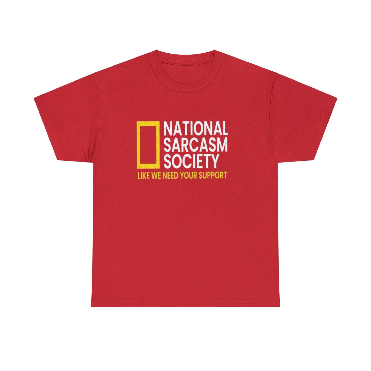 National Sarcasm Unisex Heavy Cotton Tee