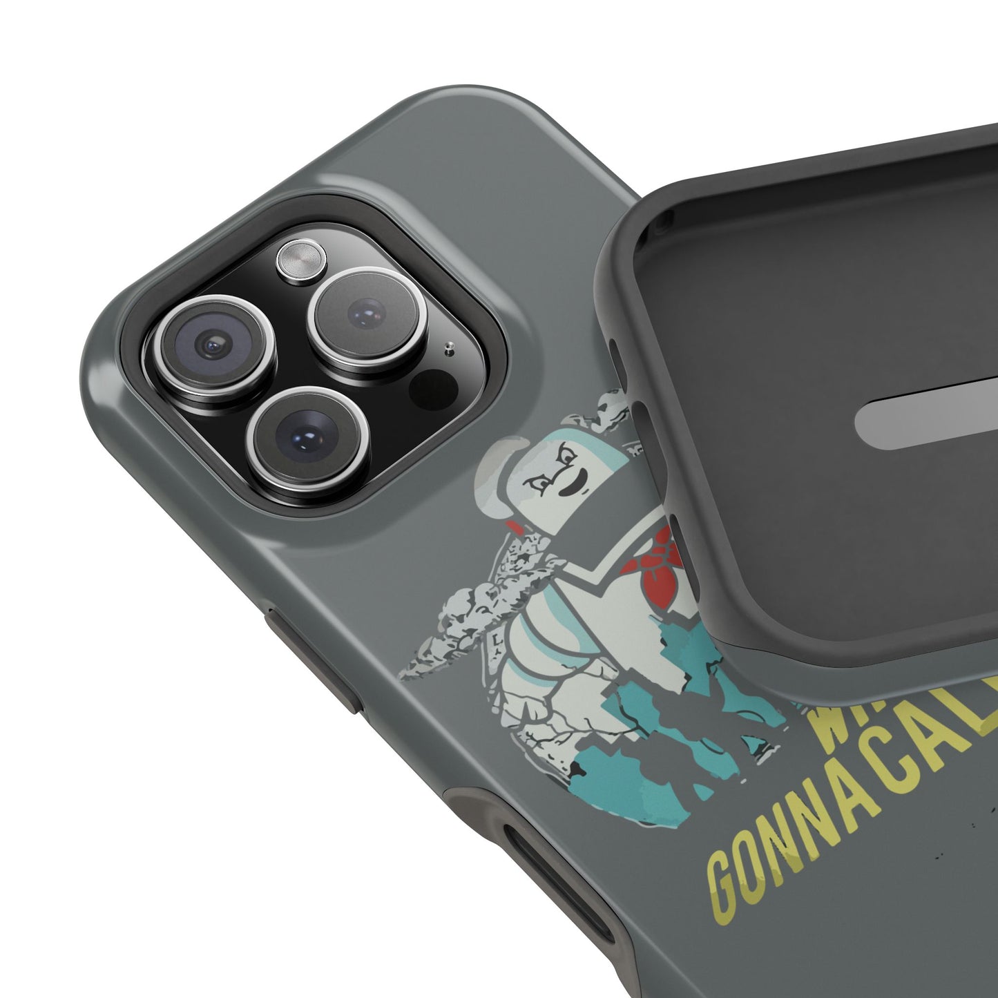 Ghostbuster-Inspired Tough Phone Case - Who Ya Gonna Call? - Perfect for Fans, Gift for Halloween, Geeky Accessories, Durable Protection