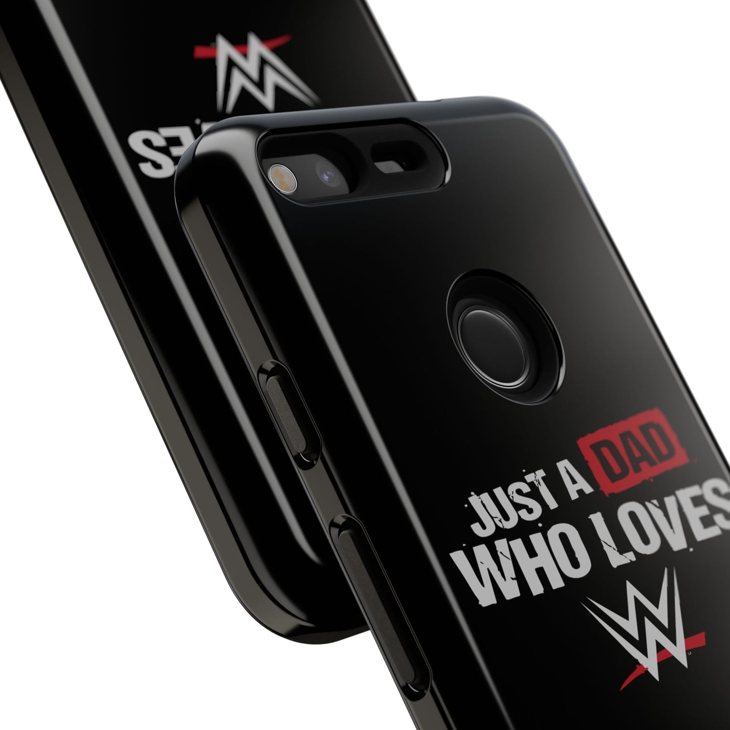 WWE Dad Phone Case, Tough Cases for Fathers, Gifts for Dad, Father's Day, Wrestling Fan Merchandise, Just a Dad Who Loves WWE