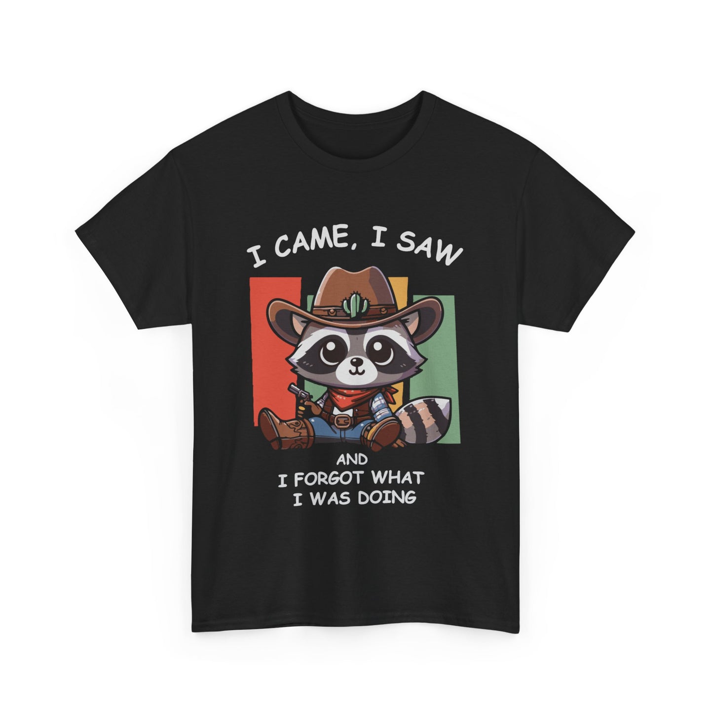 Fun Raccoon Graphic Tee, Cute Funny Animal T-Shirt, Unique Gift, Unisex Cotton Tee, Casual Wear, Birthday Gift, Humor Shirt