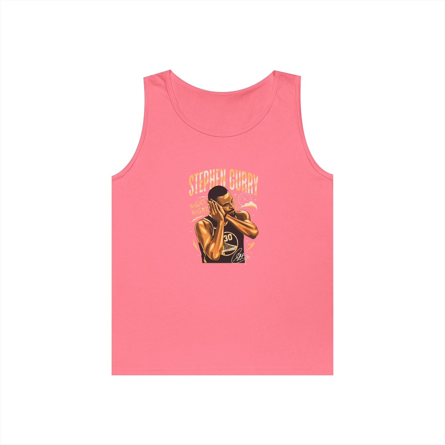 Unisex Heavy Cotton Tank Top - Stephen Curry Fan Apparel, Perfect for Sports Events, Summer Wear, Comfortable Activewear